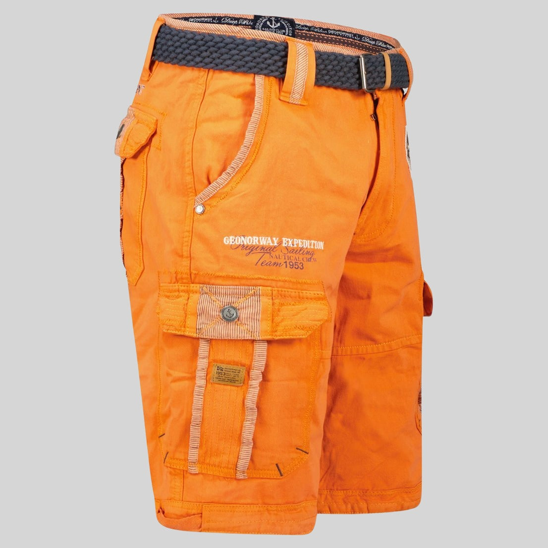 geographical-norway-paillette-herren-bermuda-marine-mit-taschen image 3