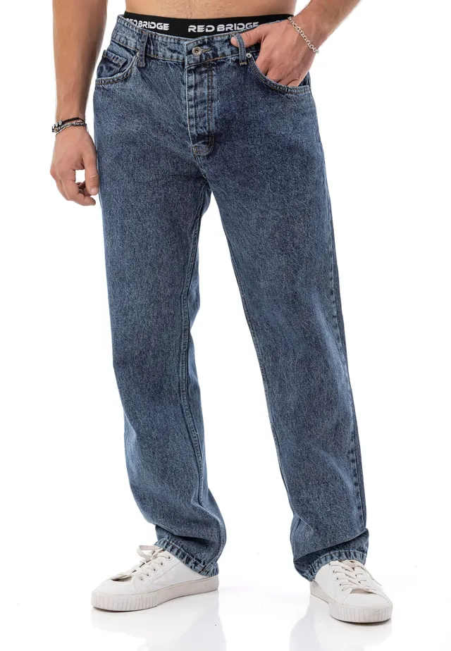 redbridge-jeans-by-diga-straight-fit-herren-blau-baumwolle image 1