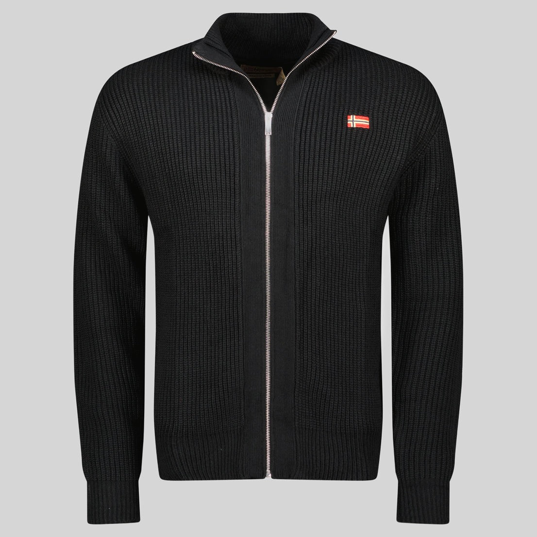 geographical-norway-flexible-strickjacke-herren-schwarz image 8
