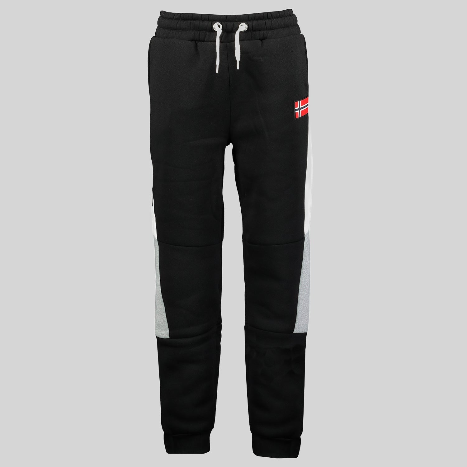 geographical-norway-molem-herren-jogginghose-sweathose-schwarz-mit-streifen image 3