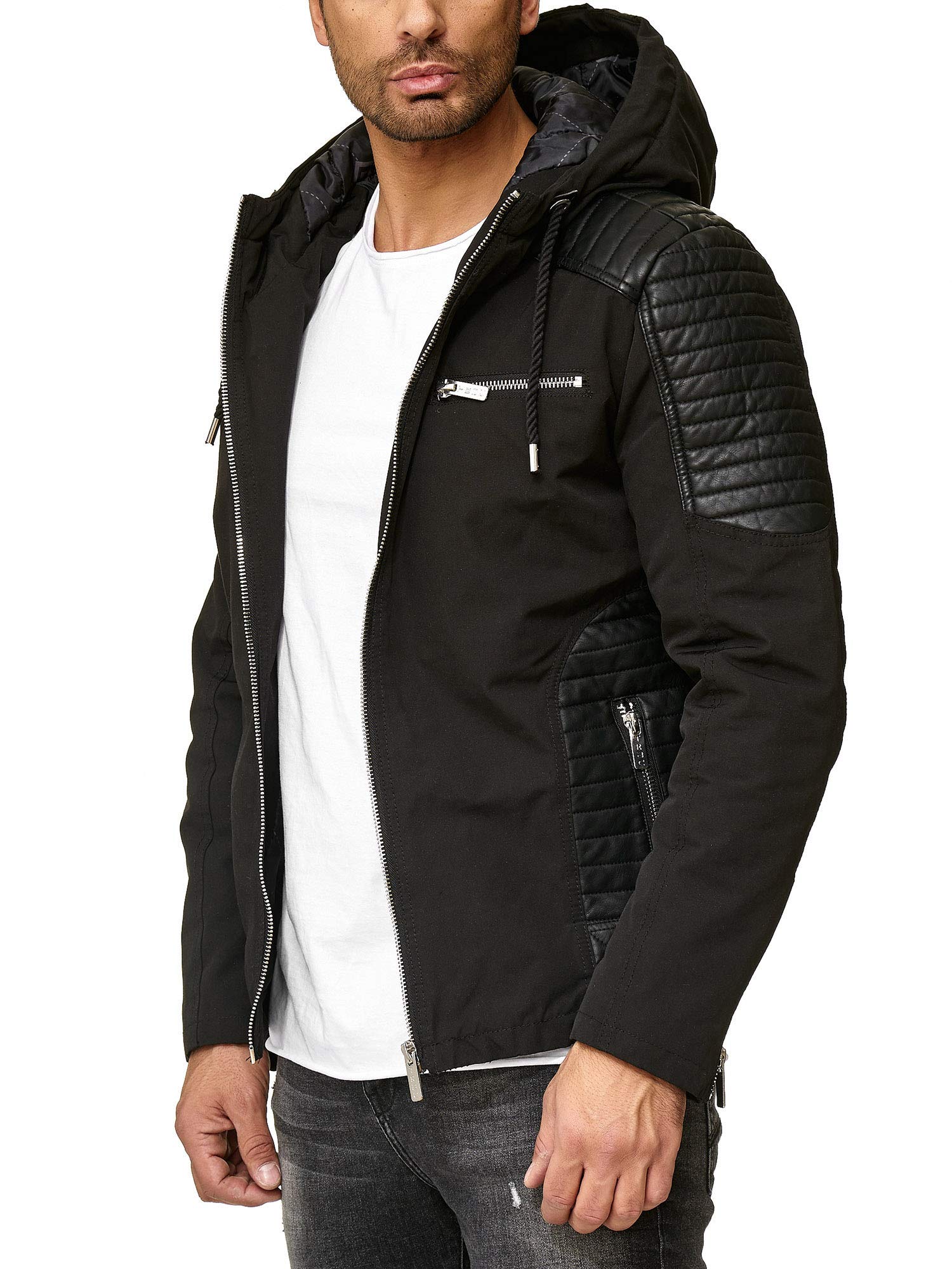 redbridge-oberbekleidung-biker-elements-bergangsjacke-schwarz image 3