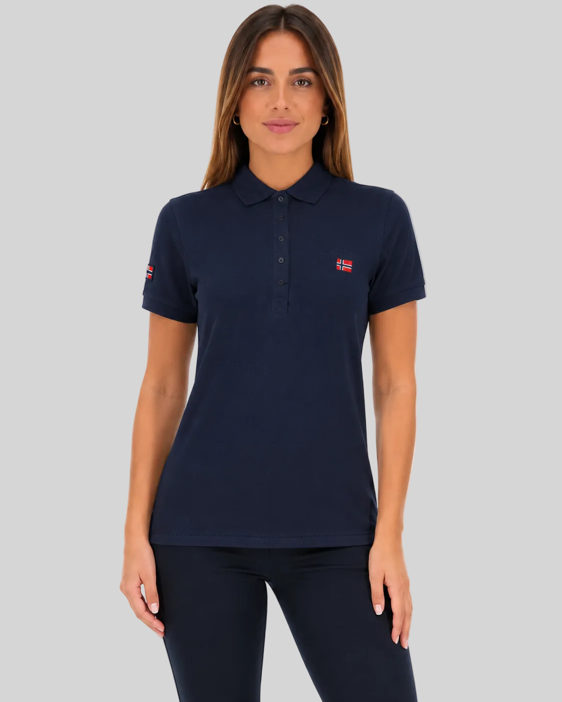 geographical-norway-kelly-damen-polo-marine-baumwolle image 1