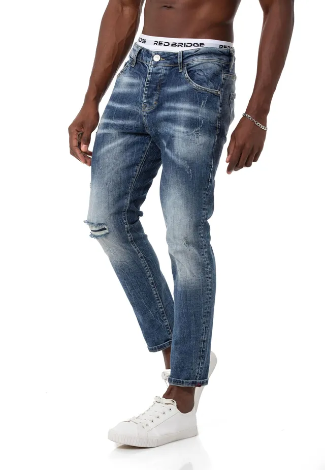 redbridge-m4323-jeans-herren-destroyed-look-blau image 1