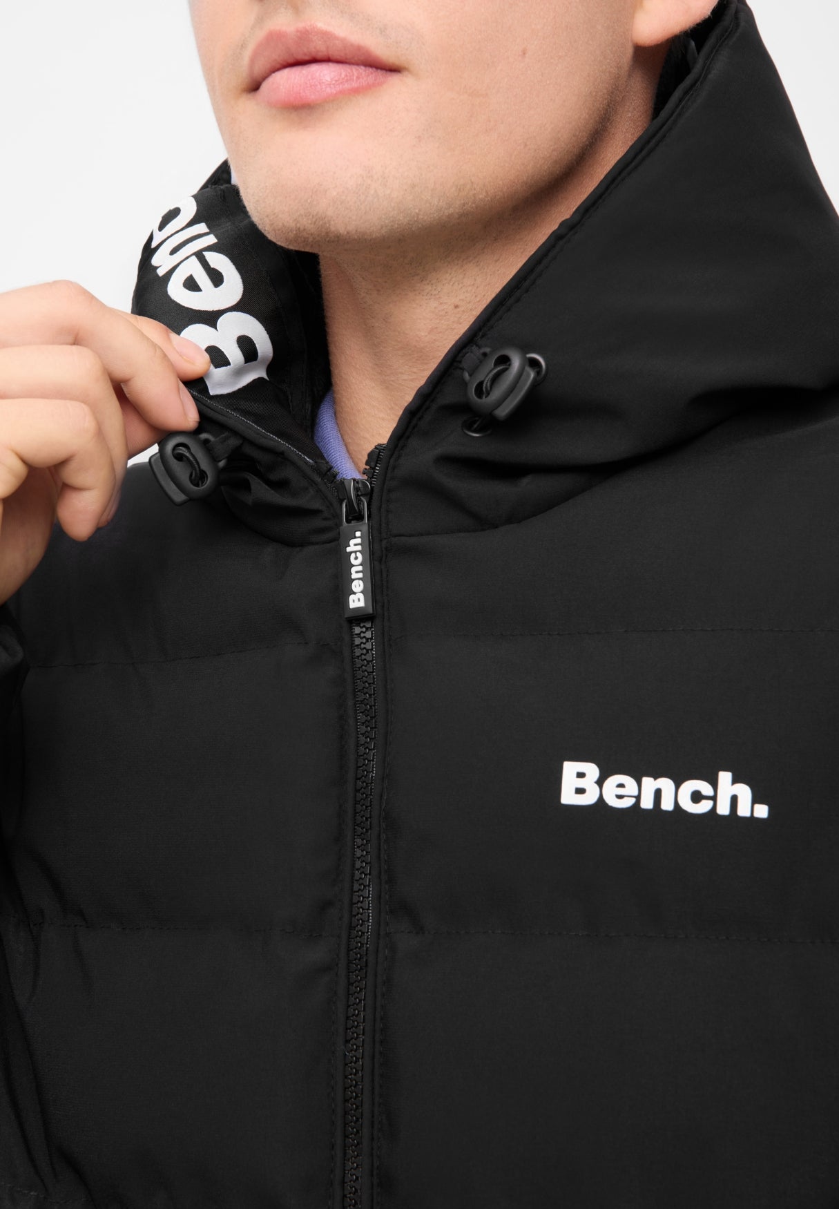 bench-parrel-jacke-herren-anorak-black-mit-kapuze image 4
