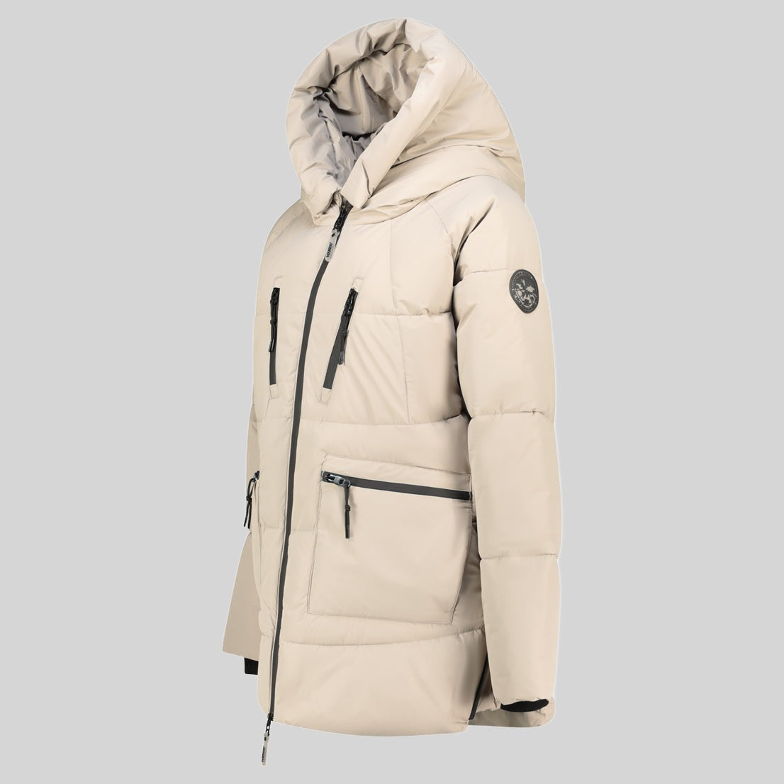 geographical-norway-badaboum-damen-parka-beige-winter-lang image 5