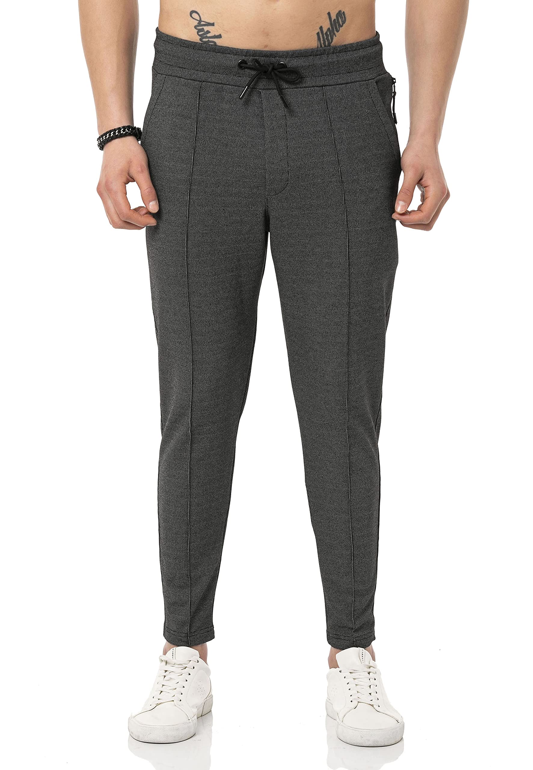 redbridge-jogginghose-chino-style-jogger-schwarz-freizeithose image 2