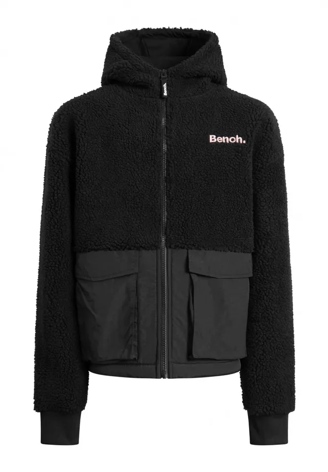 bench-sandie-g-jacke-m-dchen-black-fleece image 1