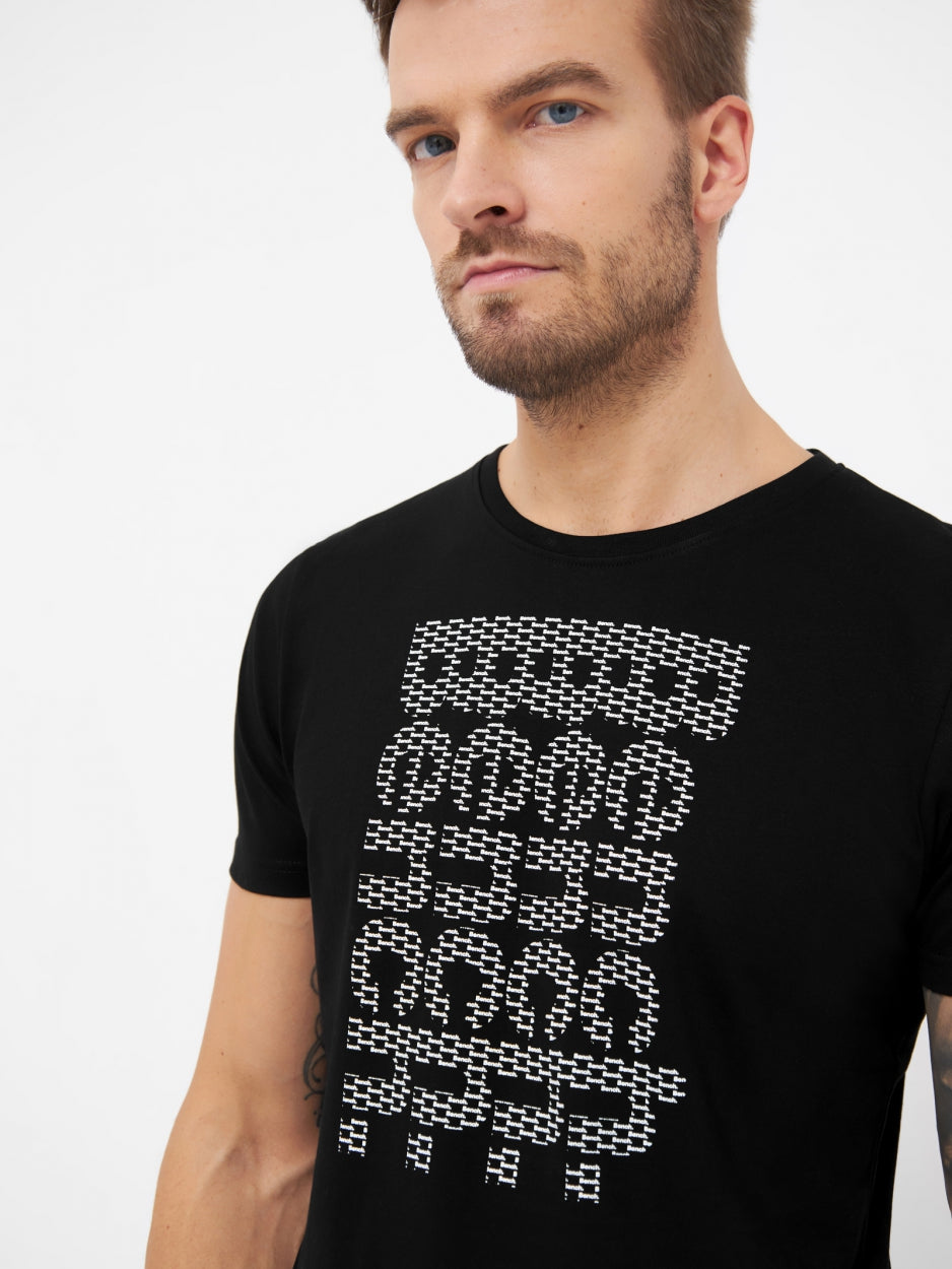 bench-rush-t-shirt-herren-black-aus-bio-baumwolle image 4