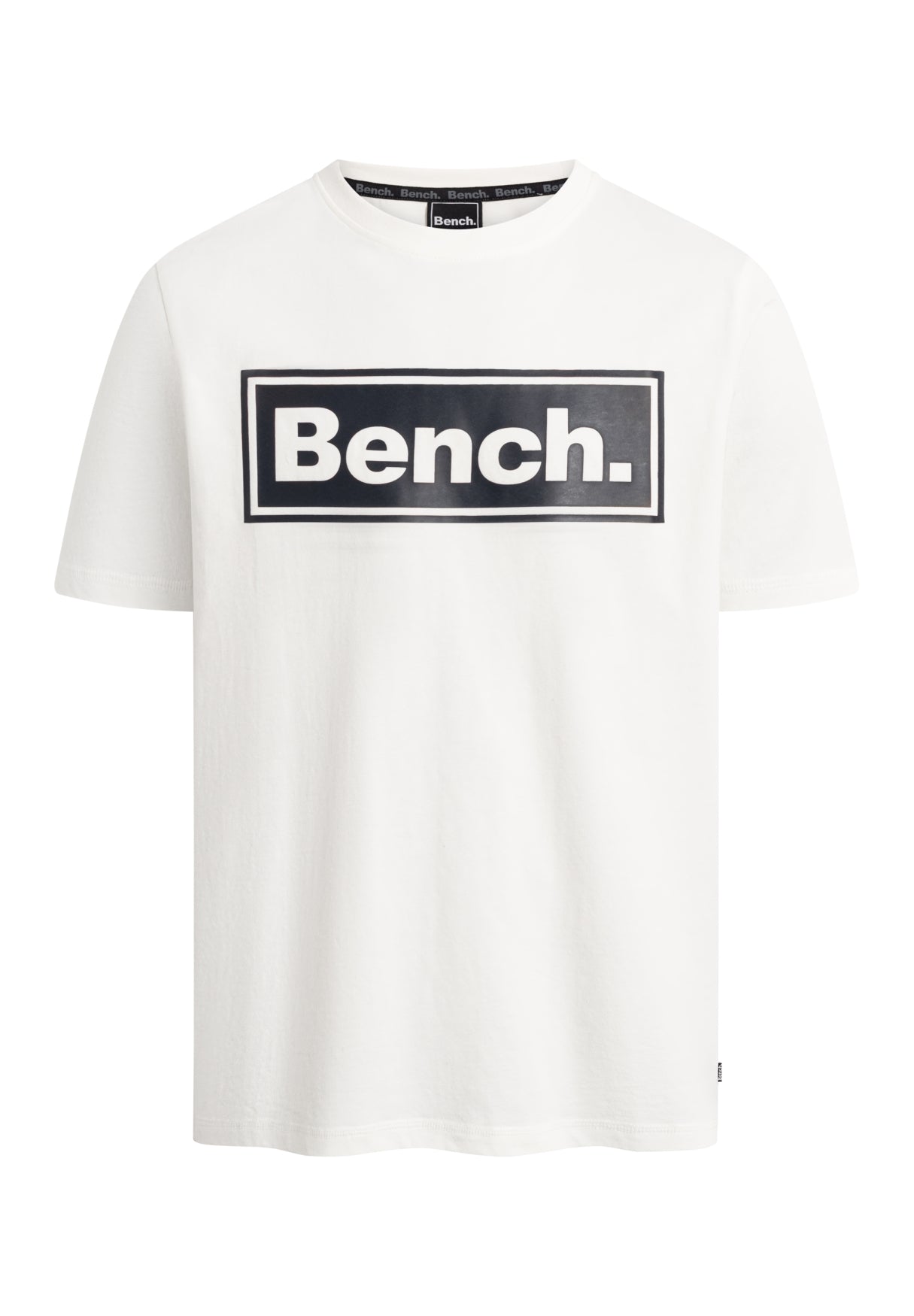 bench-madrid-herren-t-shirt-snow-white-logoprint-baumwolle image 1