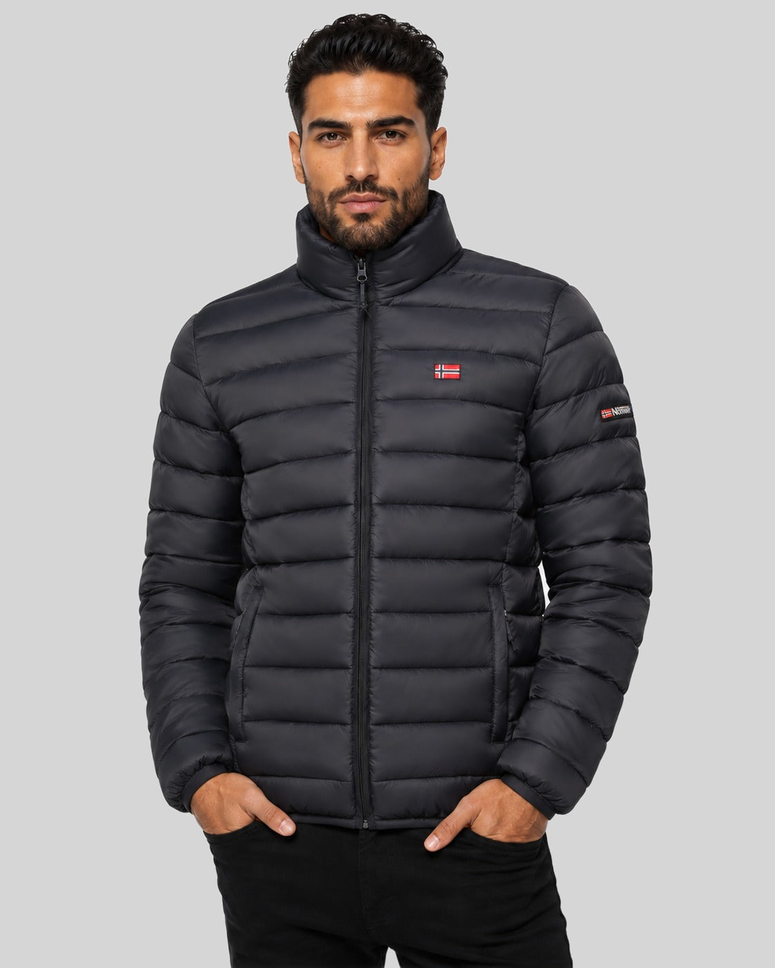 geographical-norway-amigolor-basic-steppjacke-herren-schwarz-l image 6