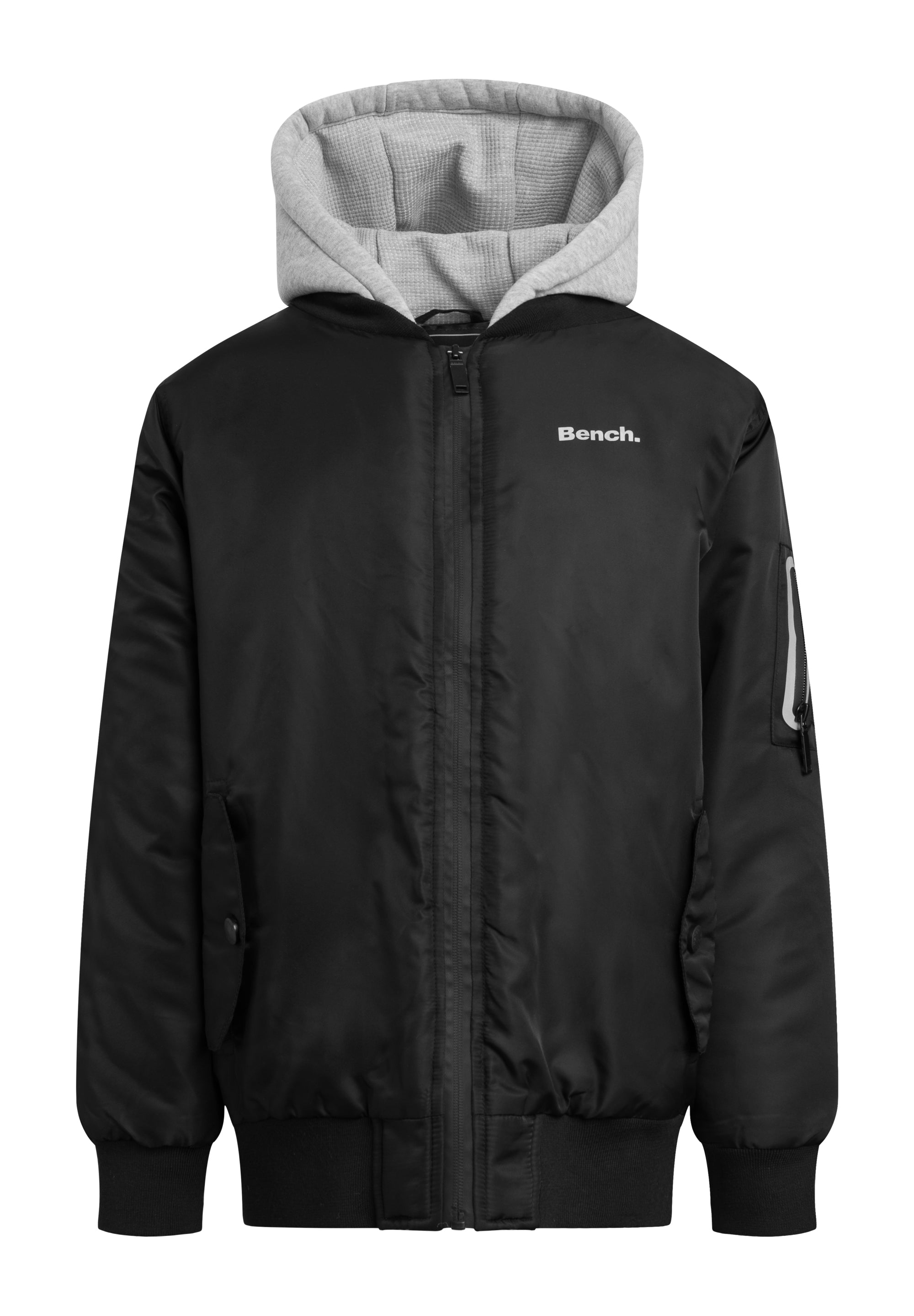 bench-bomper-jungen-anorak-black-mit-kapuze image 1