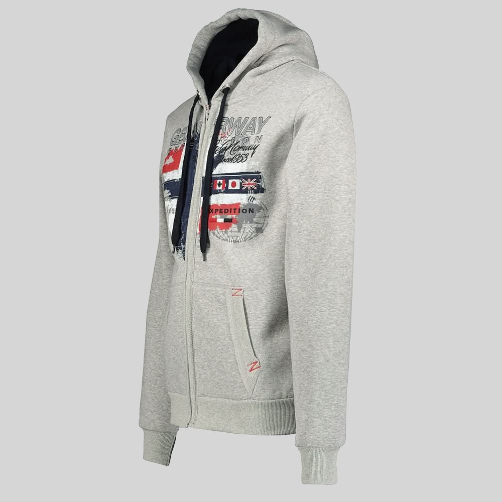 geographical-norway-getchup-kapuzenjacke-herren-grau image 3