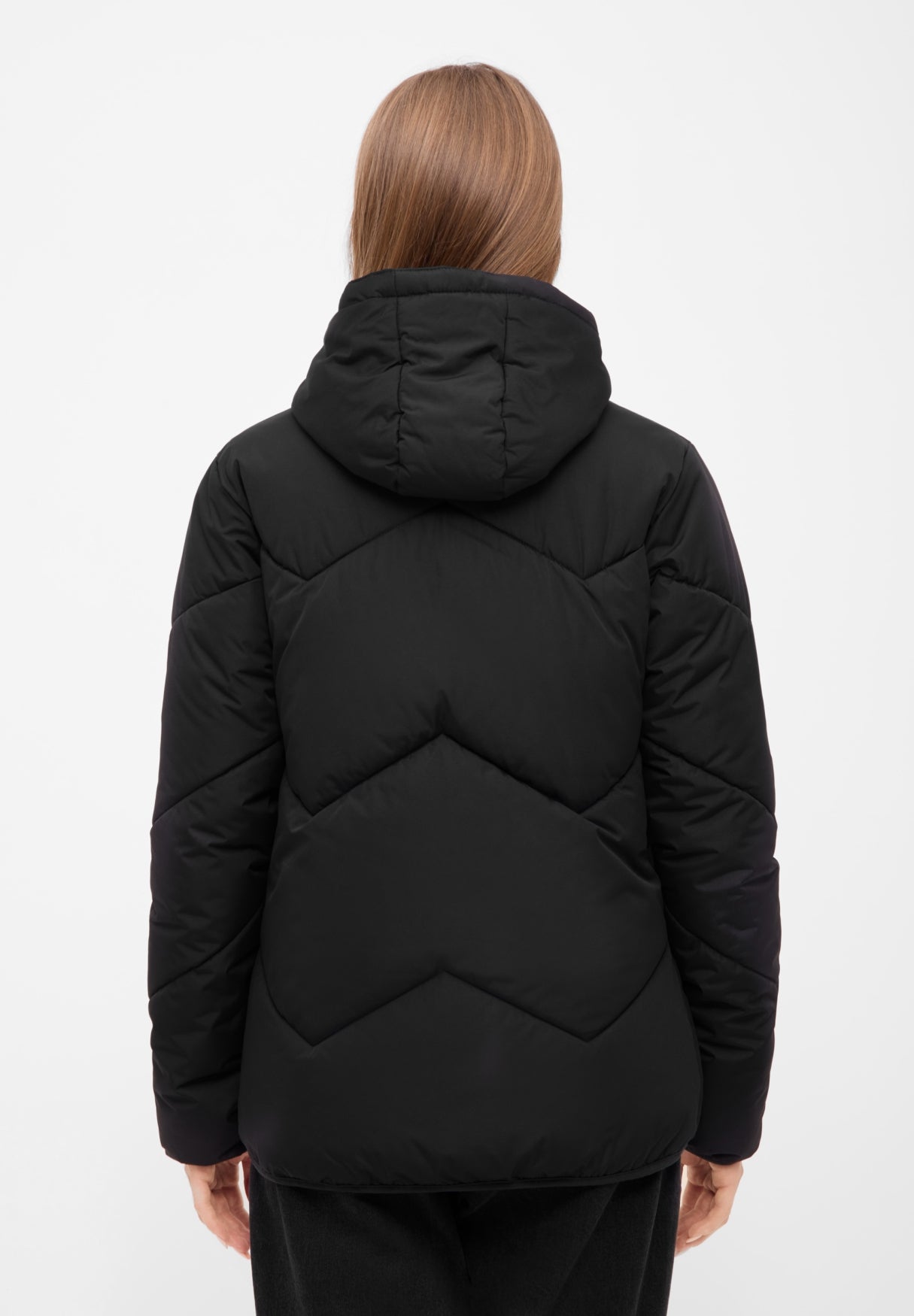 bench-kriya-damen-pufferjacke-schwarz-mit-kapuze image 3
