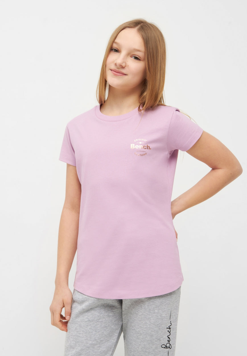 bench-shiny-t-shirt-m-dchen-kurzarm-mauve image 2