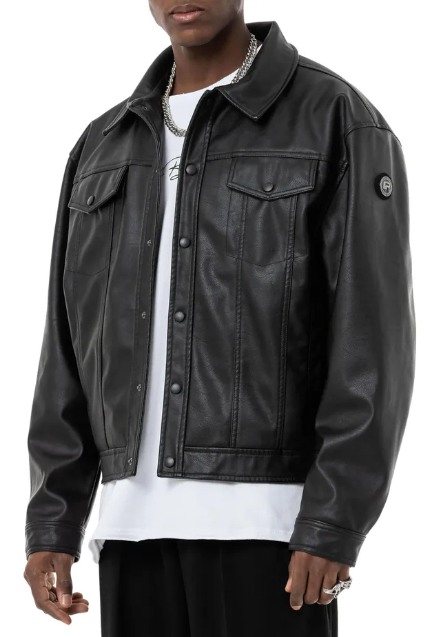 redbridge-kunstlederjacke-trucker-oversized-xxl image 1