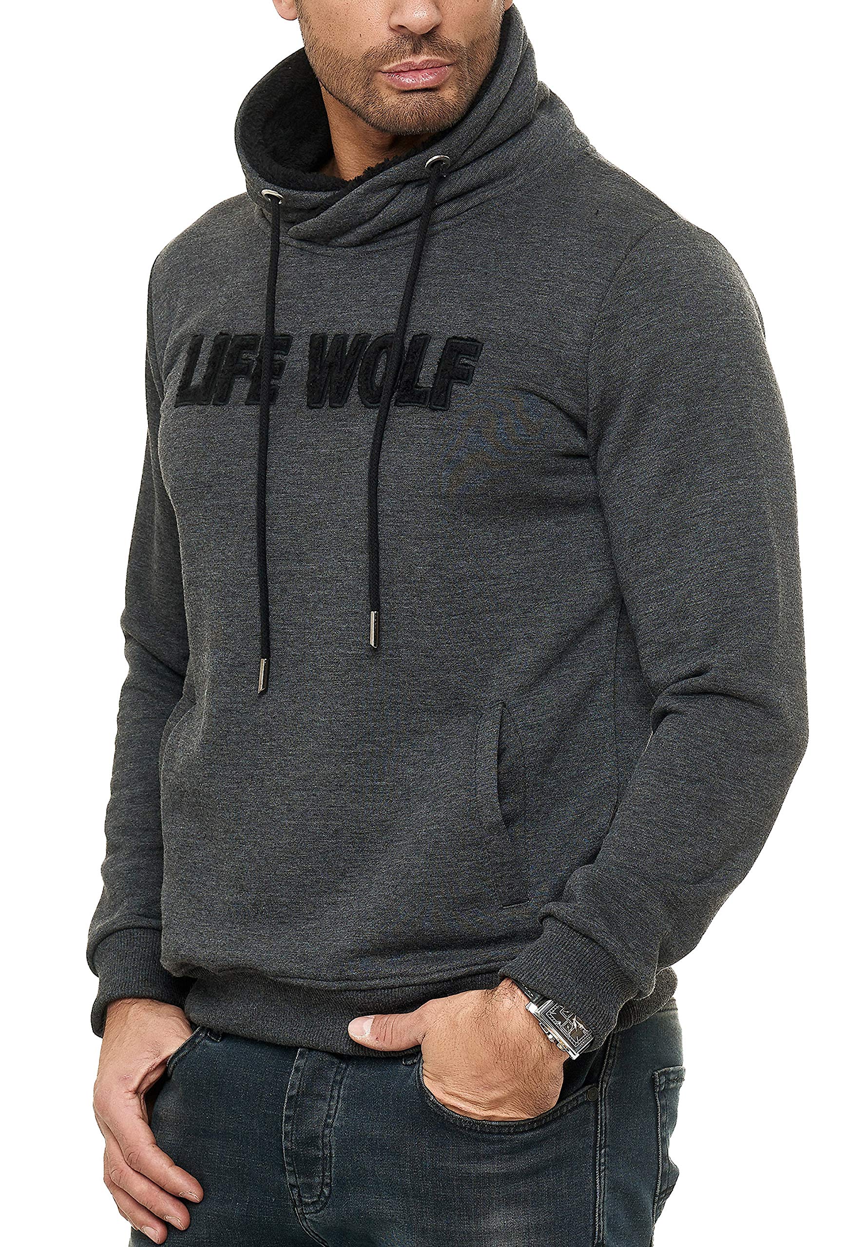 redbridge-pullover-herren-sweatshirt-schalkragen-grau image 3