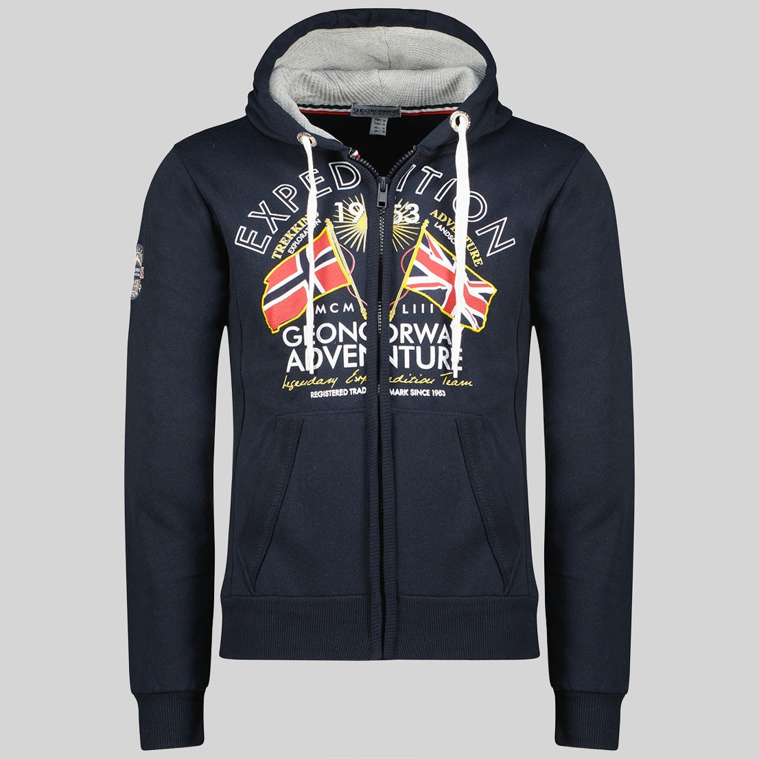 geographical-norway-flepto-herren-hoodie-marine-k-ngurutasche image 5