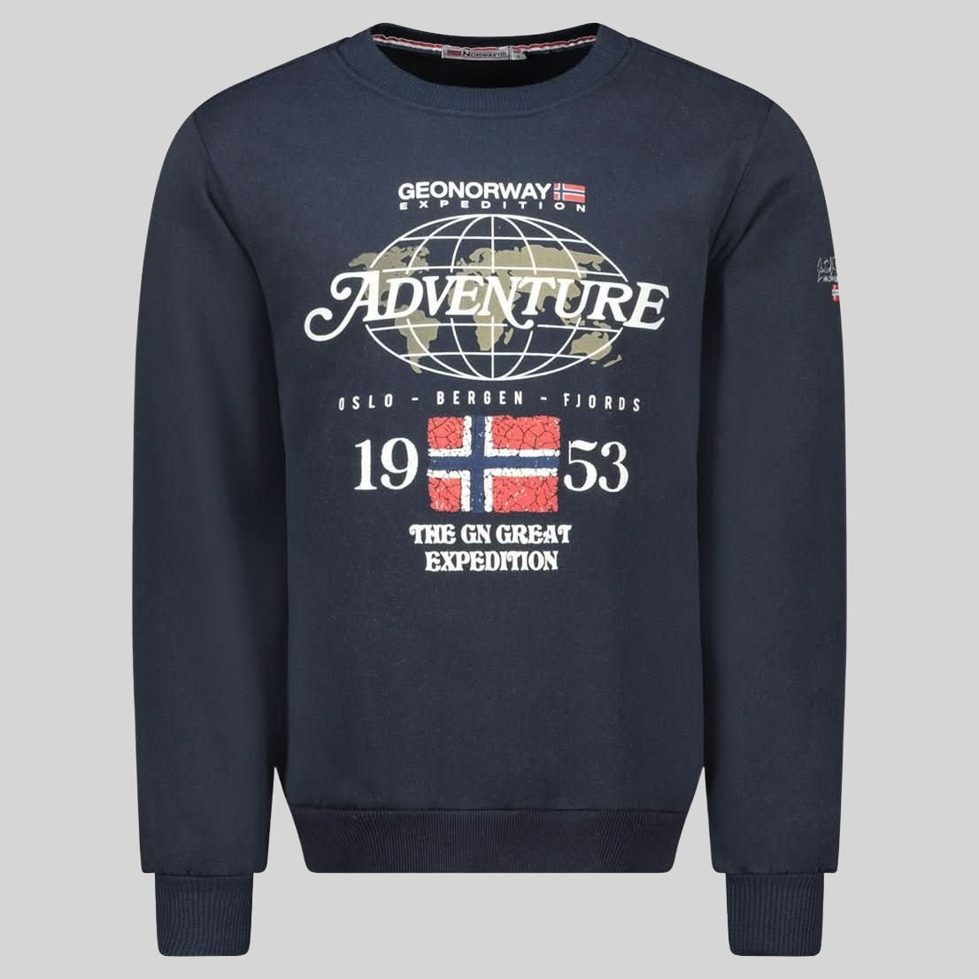 geographical-norway-golkovitz-sweatshirt-herren-mit-flaggenprint image 3