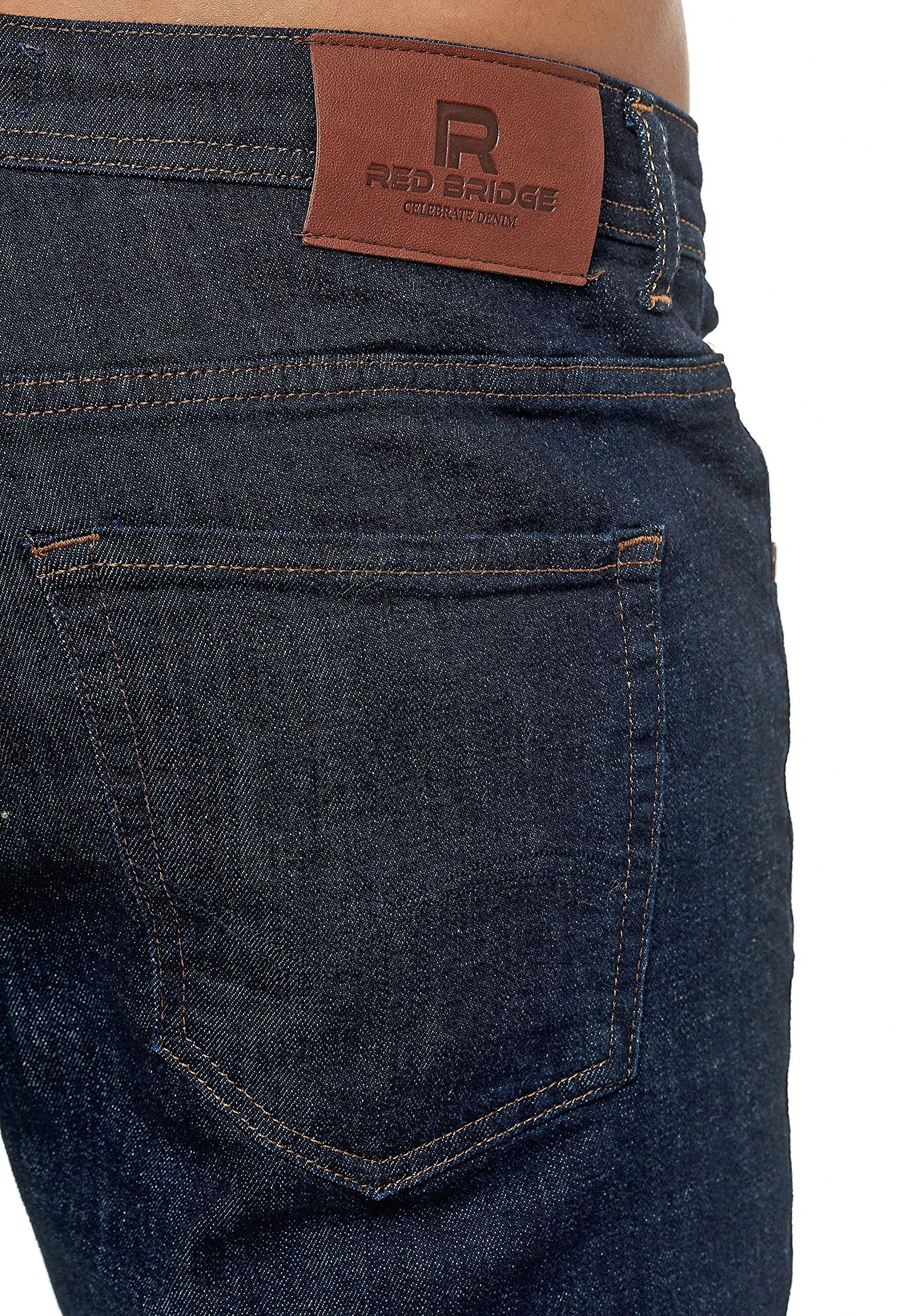 redbridge-jeans-herren-regular-slim-fit-denim-stretch-blau-m4248 image 6