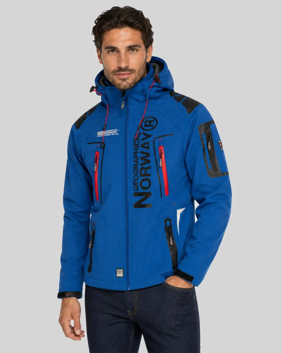 geographical-norway-techno-softshelljacke-herren-k-nigsblau-rot-winddicht image 1