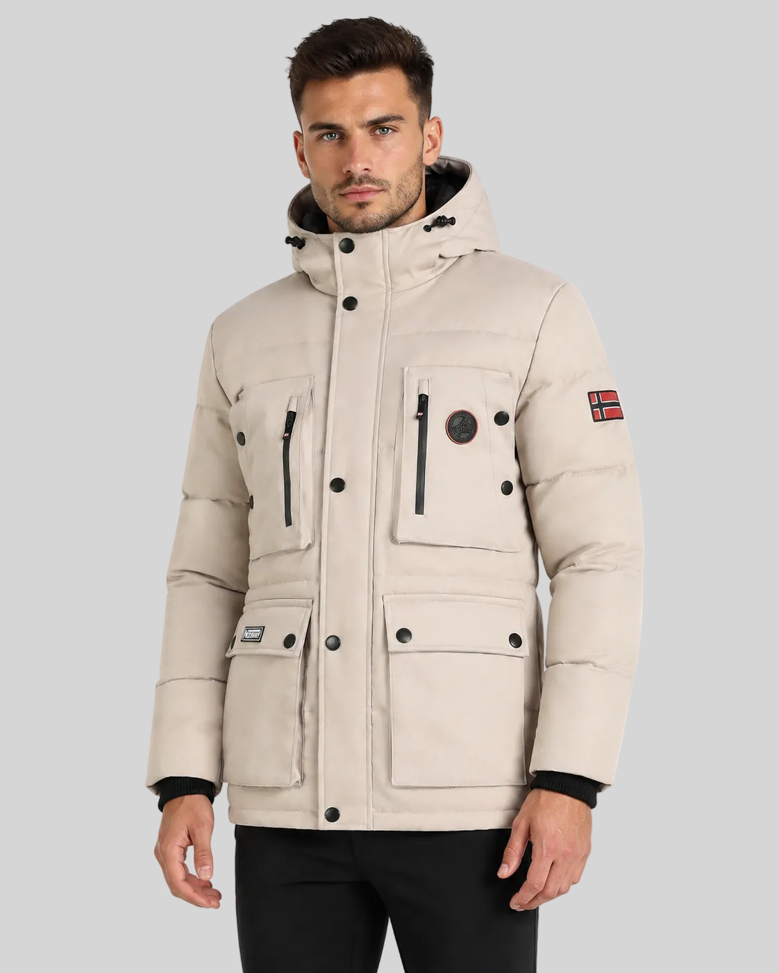 geographical-norway-albert-parka-herren-beige image 1