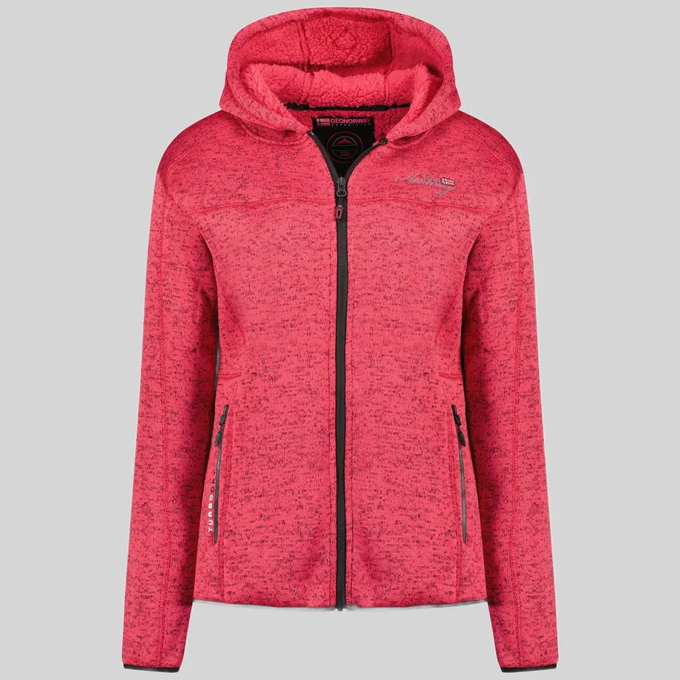 geographical-norway-torche-fleecejacke-damen-schwarz-m-mit-kapuze image 1
