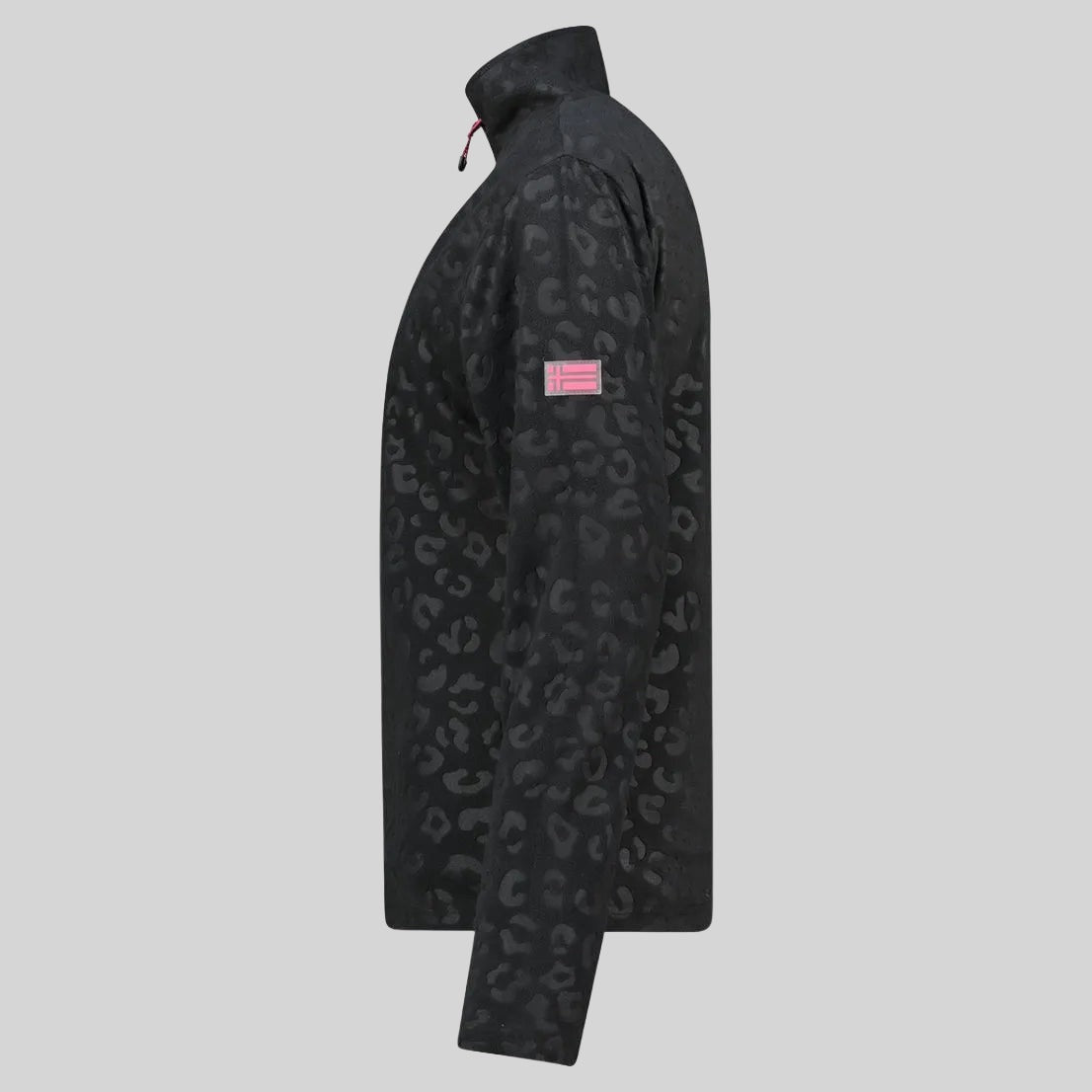 geographical-norway-uminie-hz-fleecejacke-damen-schwarz-leo image 3