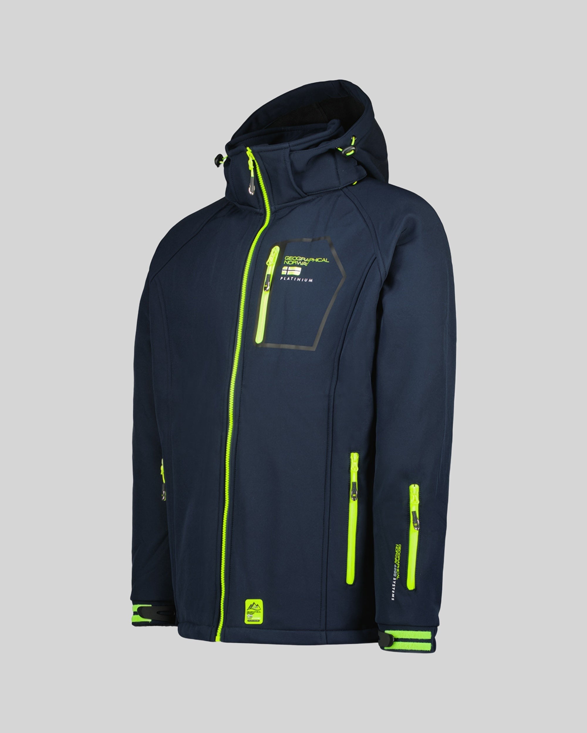 geographical-norway-riziere-herren-softshelljacke-abnehmbare-kapuze-marine-s image 3