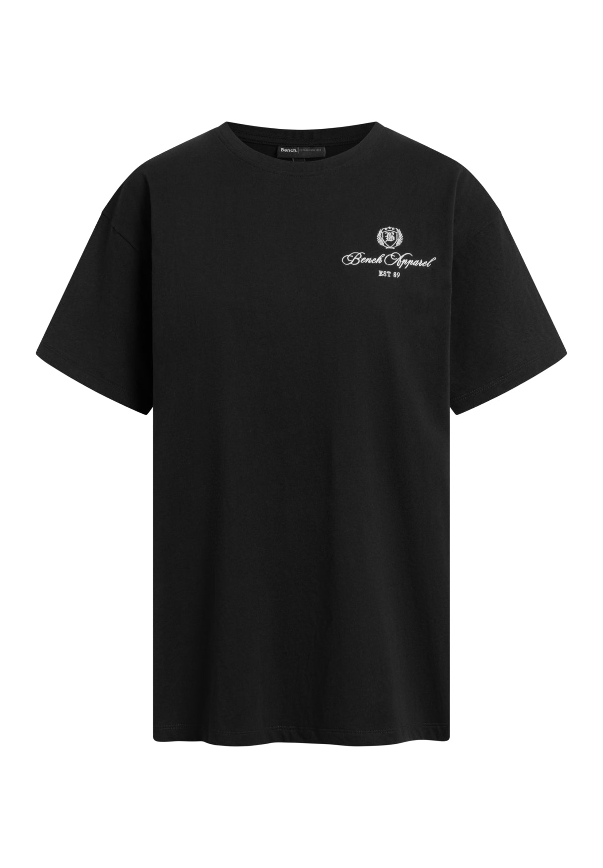 bench-taja-t-shirt-damen-black-college-stickerei image 8