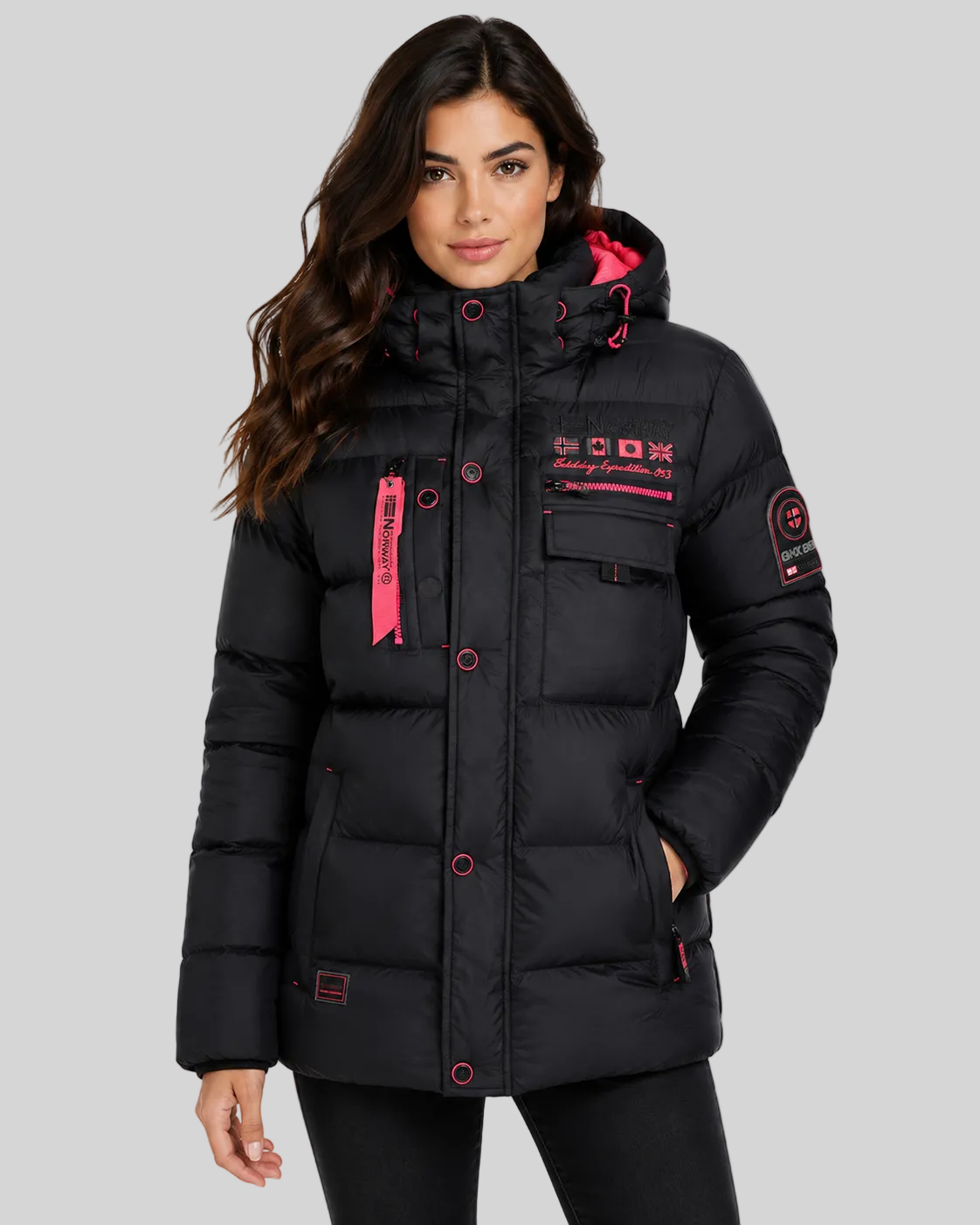 geographical-norway-citernier-doudoune-schwarz-steppjacke image 1