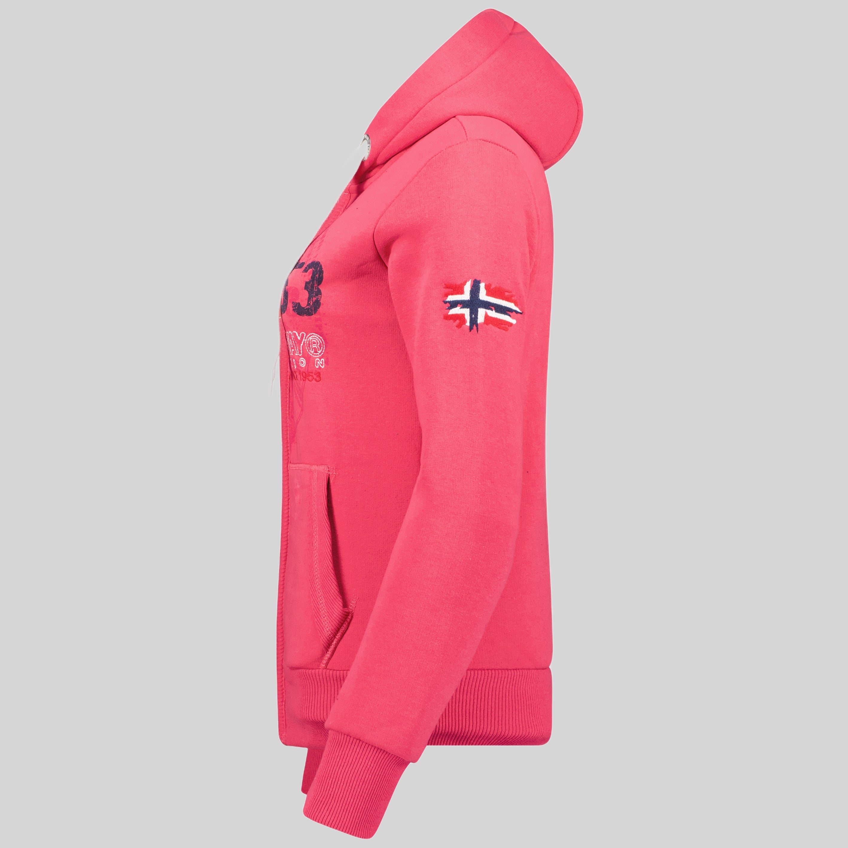 geographical-norway-gapigal-sweatshirt-taupe-hoodie-mit-kapuze image 8