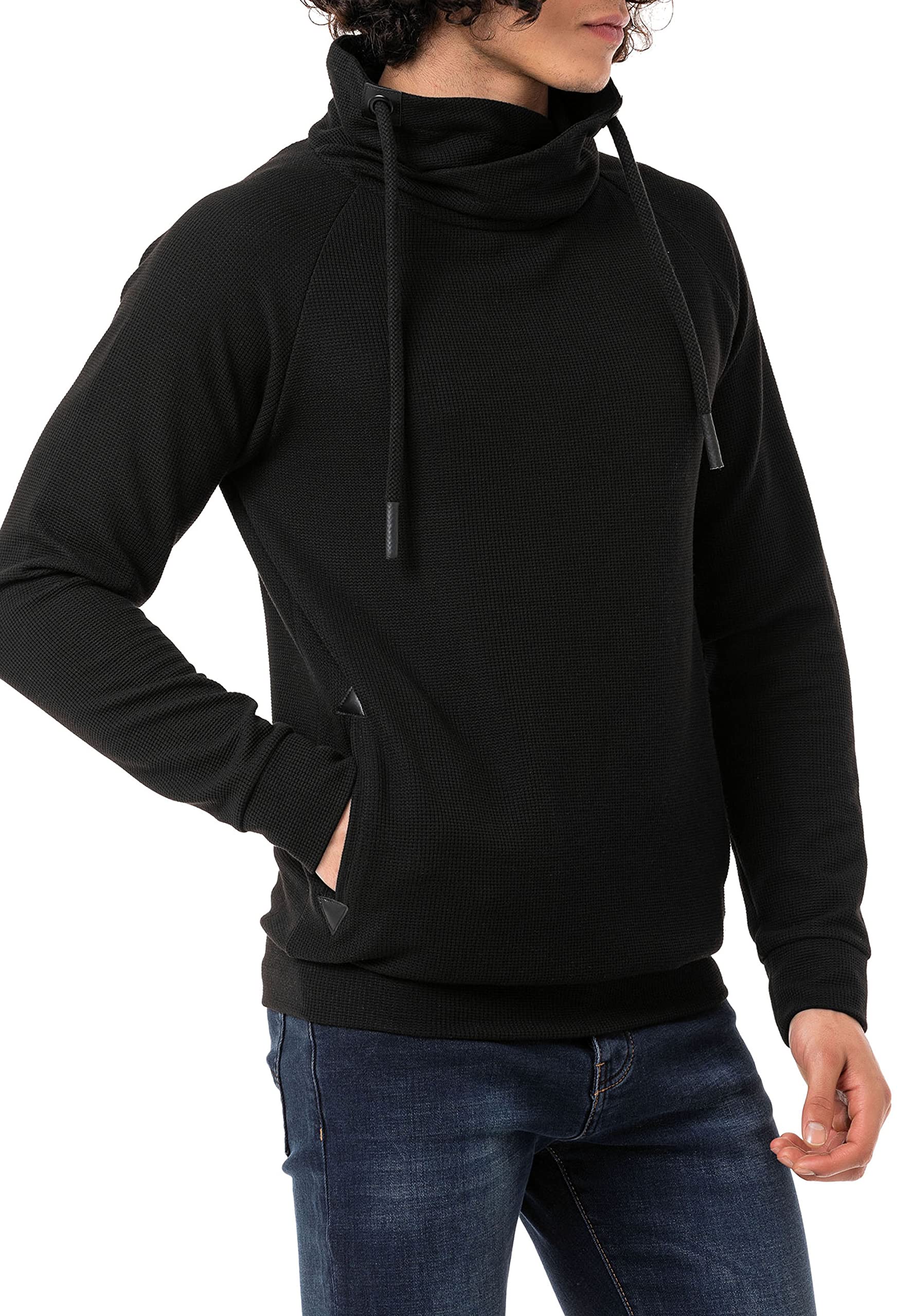 redbridge-m2218-pullover-schalkragen-herren-schwarz image 3