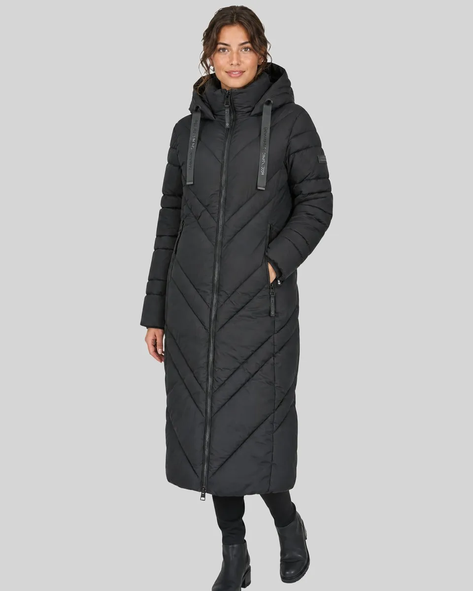 geographical-norway-croixrousse-damen-parka-schwarz-lang image 1