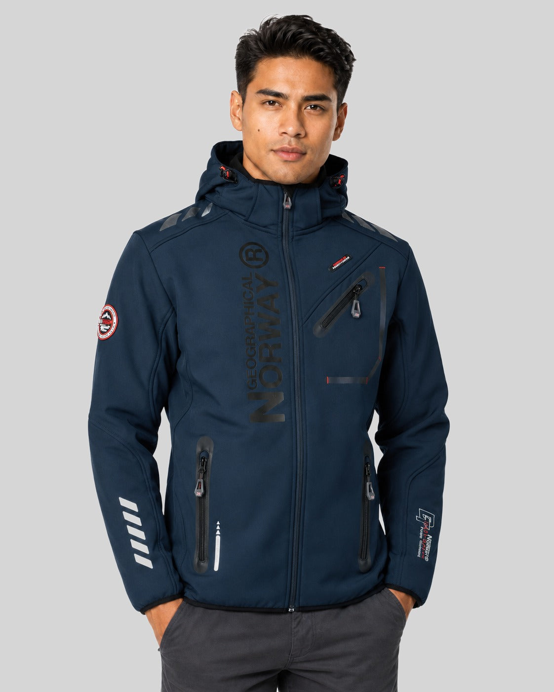 geographical-norway-royaute-herren-softshelljacke-marine-schwarz image 6