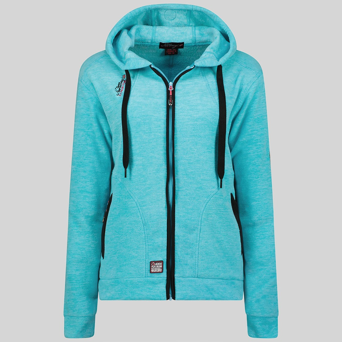 geographical-norway-twelve-damen-fleecejacke-schwarz-kapuze image 8