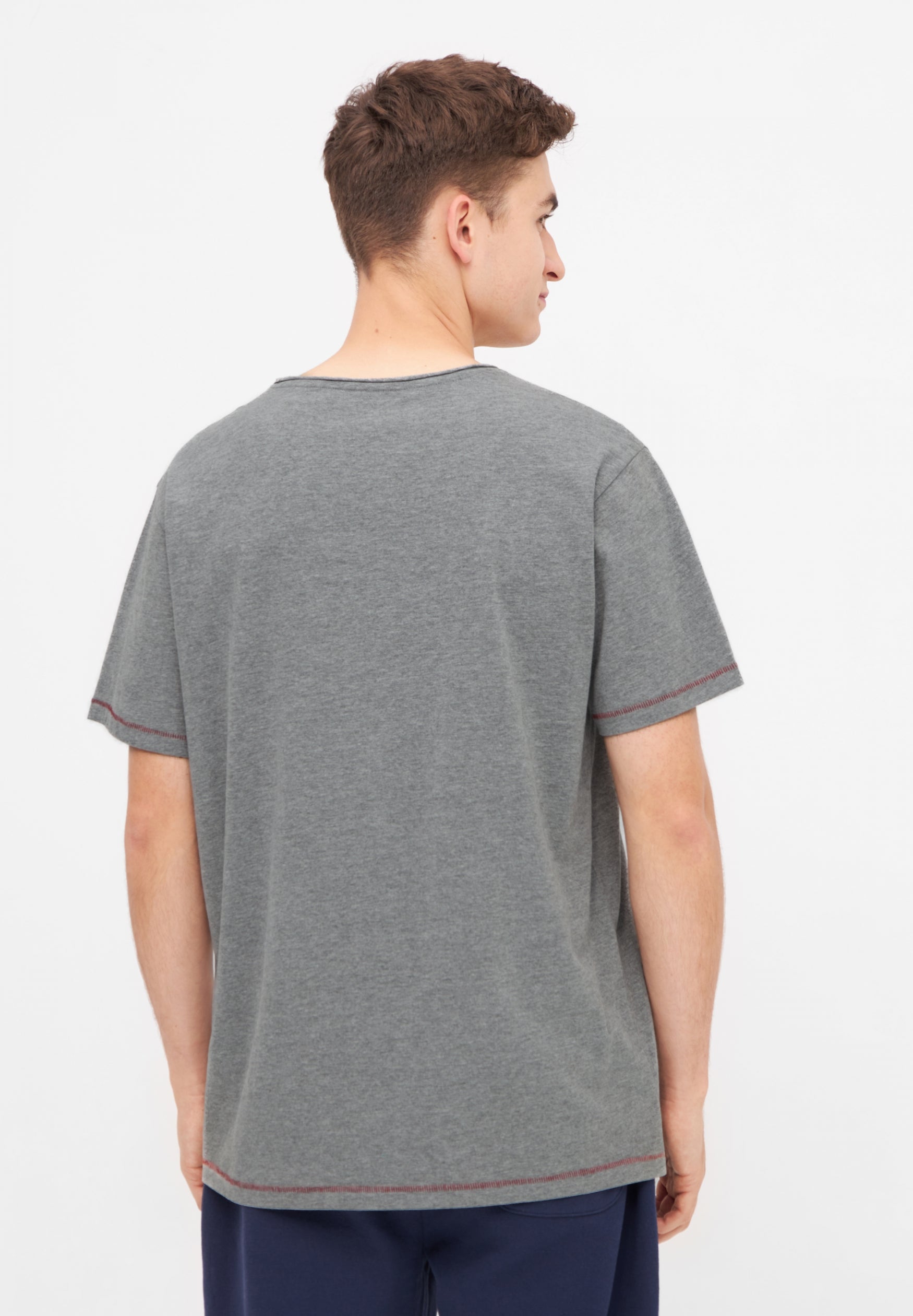 bench-falun-t-shirt-herren-grey-mele-baumwolle image 3