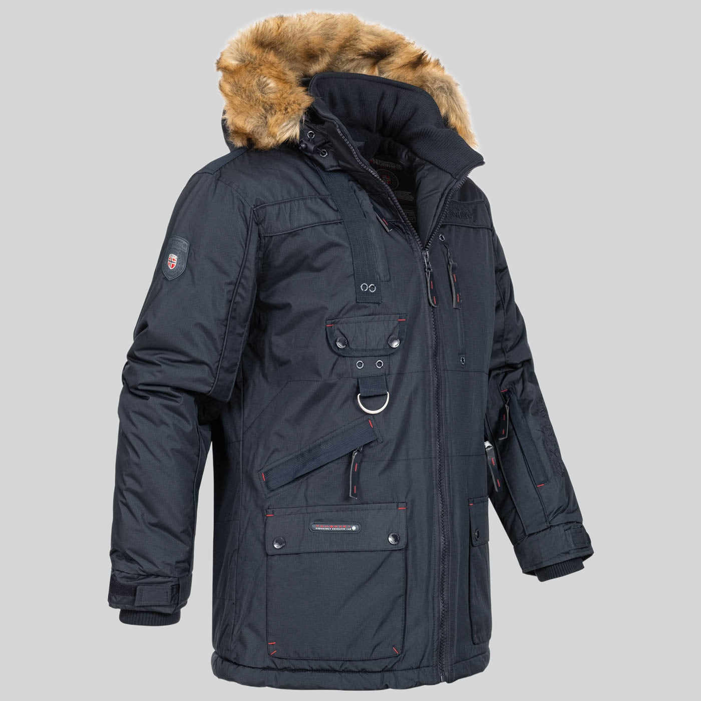 geographical-norway-chirac-parka-herren-schwarz-winter-gro-e-gr-en image 8