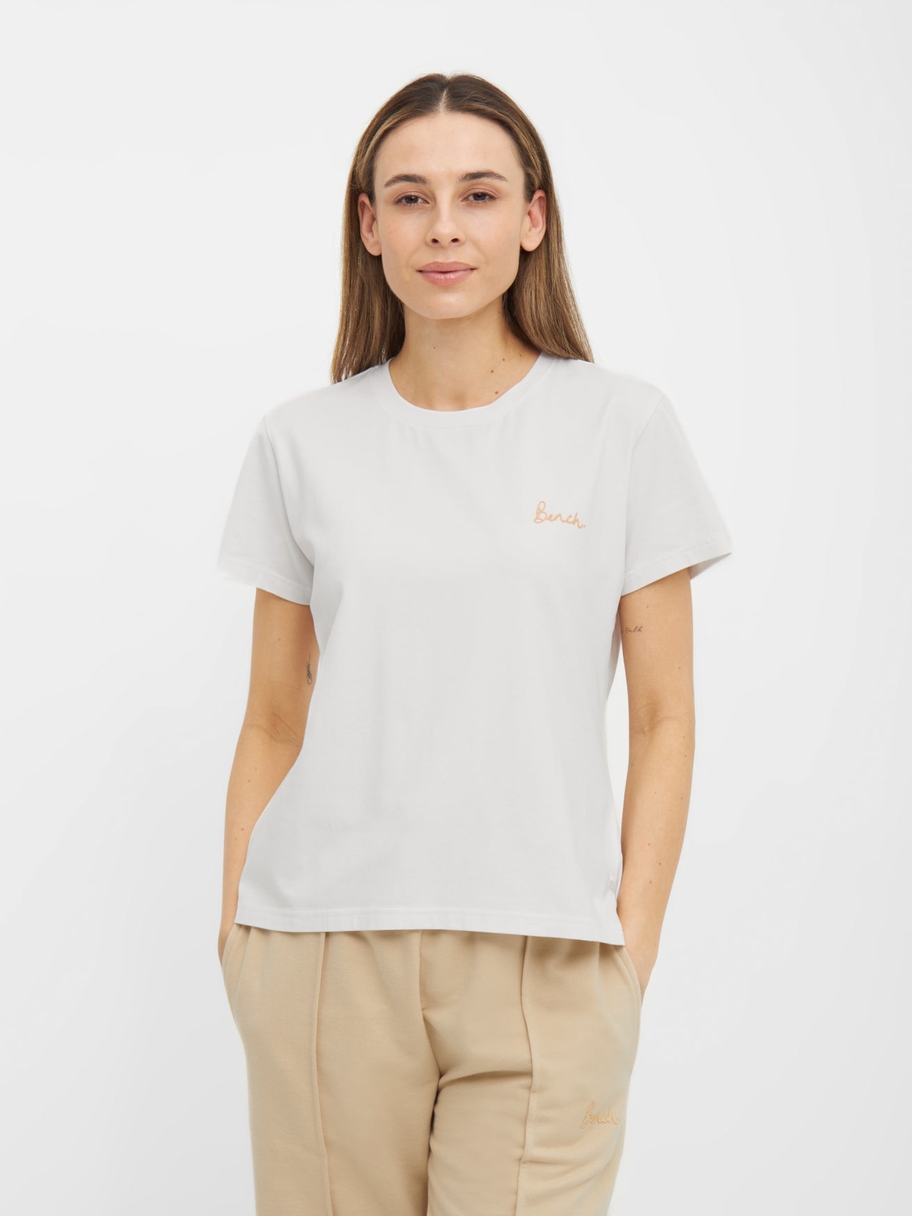 bench-cervia-damen-t-shirt-wei-slim-fit-baumwolle image 2