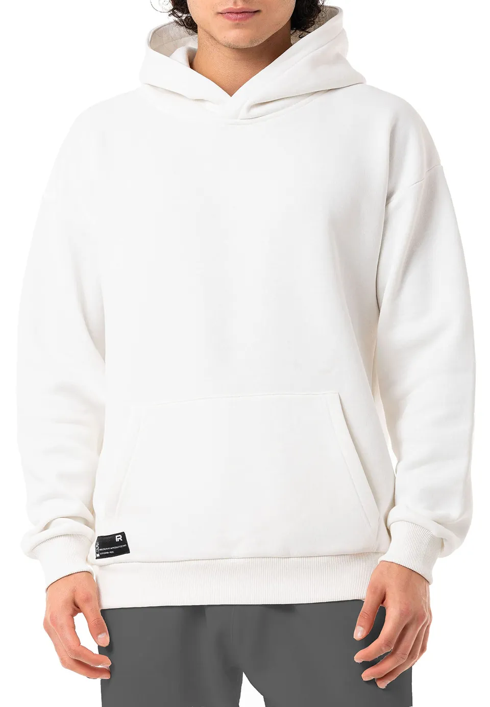 redbridge-m2217-basic-hoodie-kapuzenpullover-herren-grau image 1