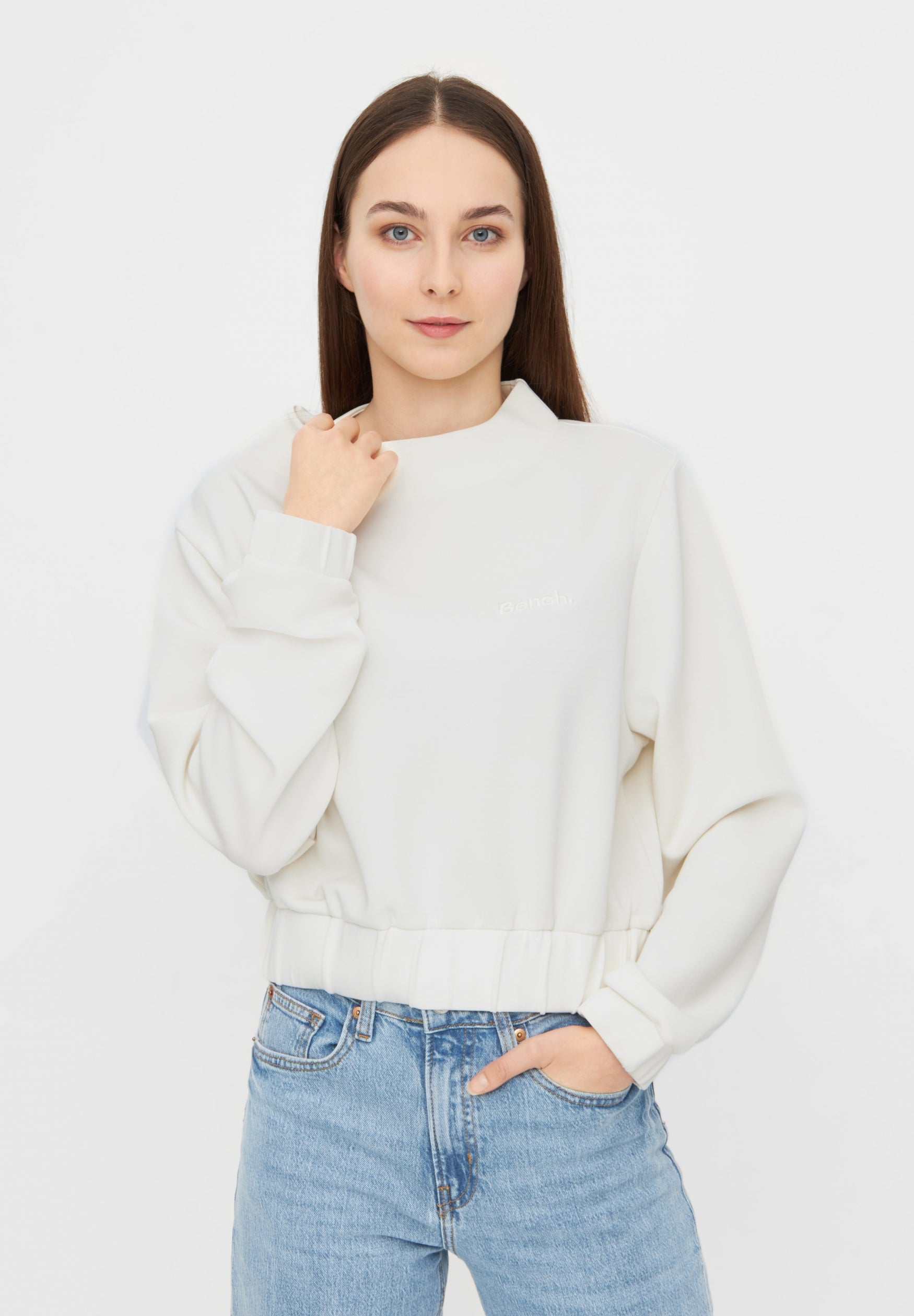 bench-aleka-sweatshirt-damen-shell-pink-cropped image 6