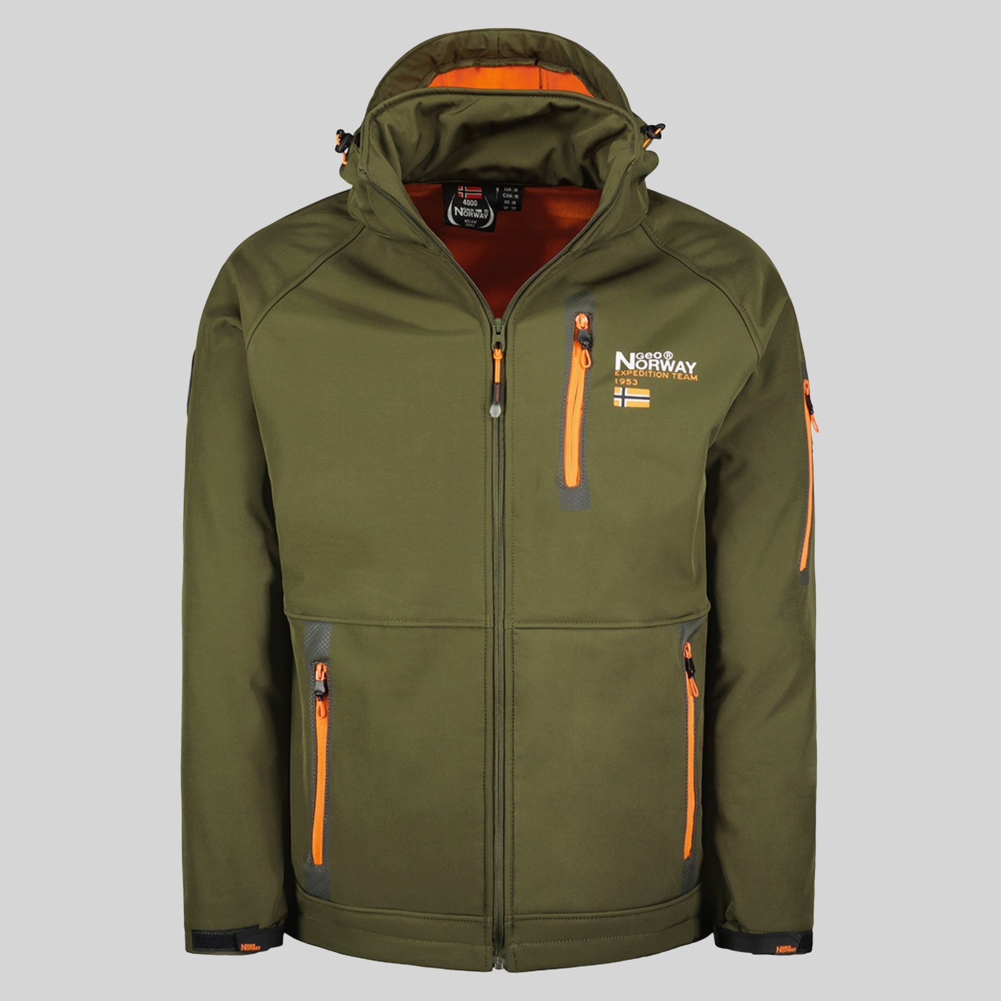 geographical-norway-roddy-softshelljacke-herren-schwarz-kapuze image 1