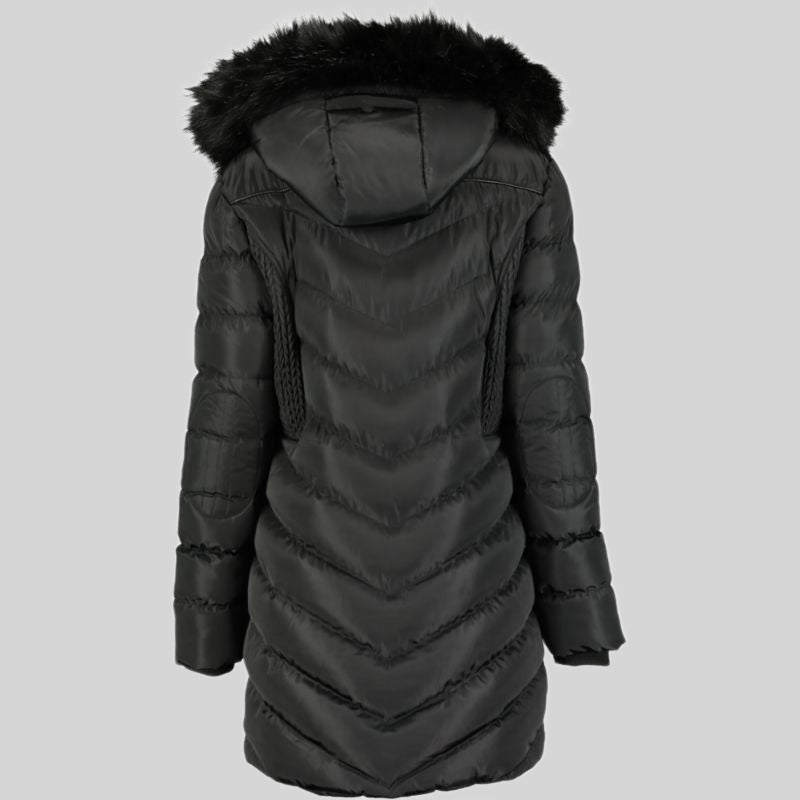 geographical-norway-augustine-long-damen-parka-schwarz-fell image 2
