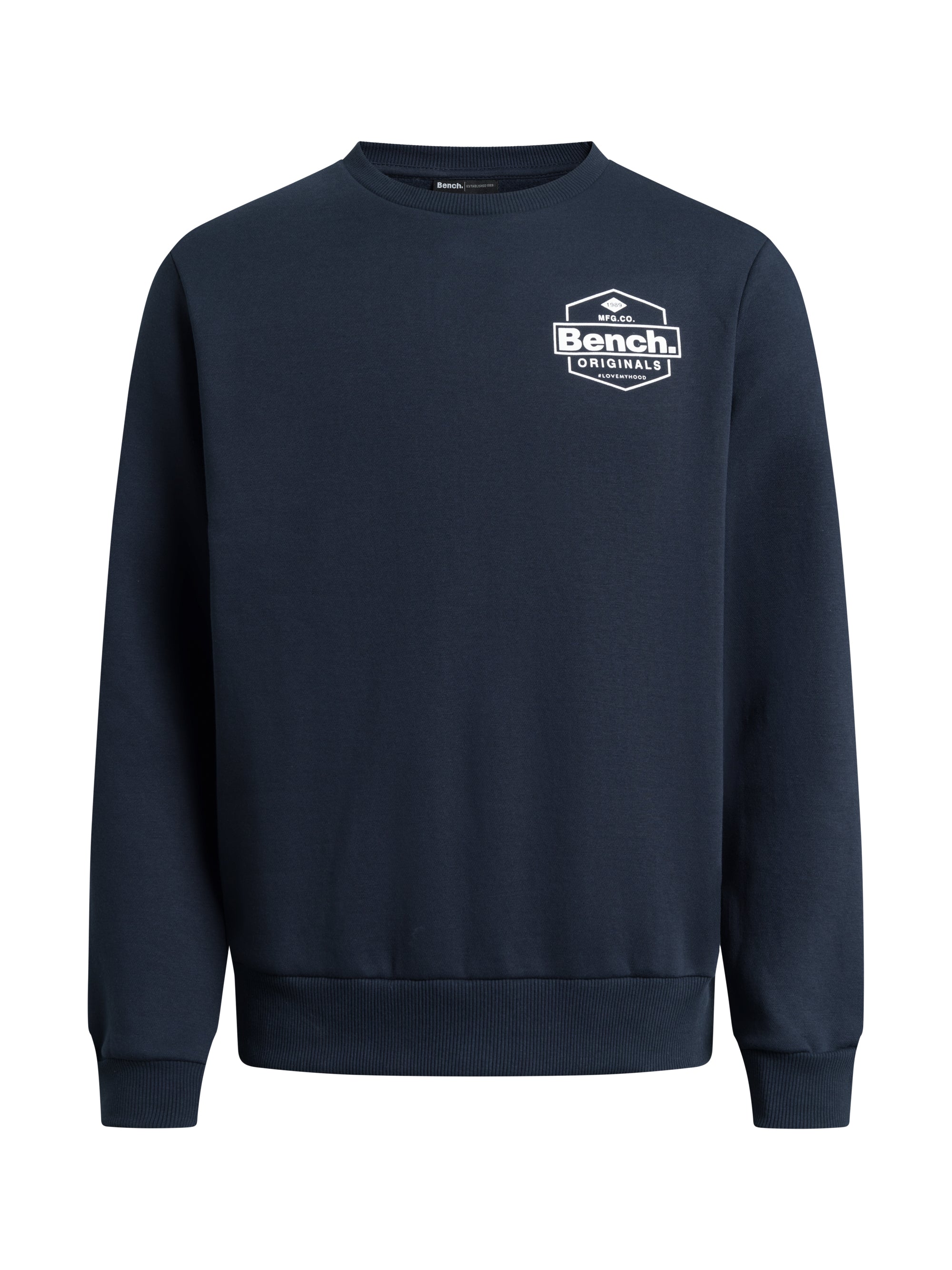 bench-tazen-sweatshirt-herren-navy-backprint image 1