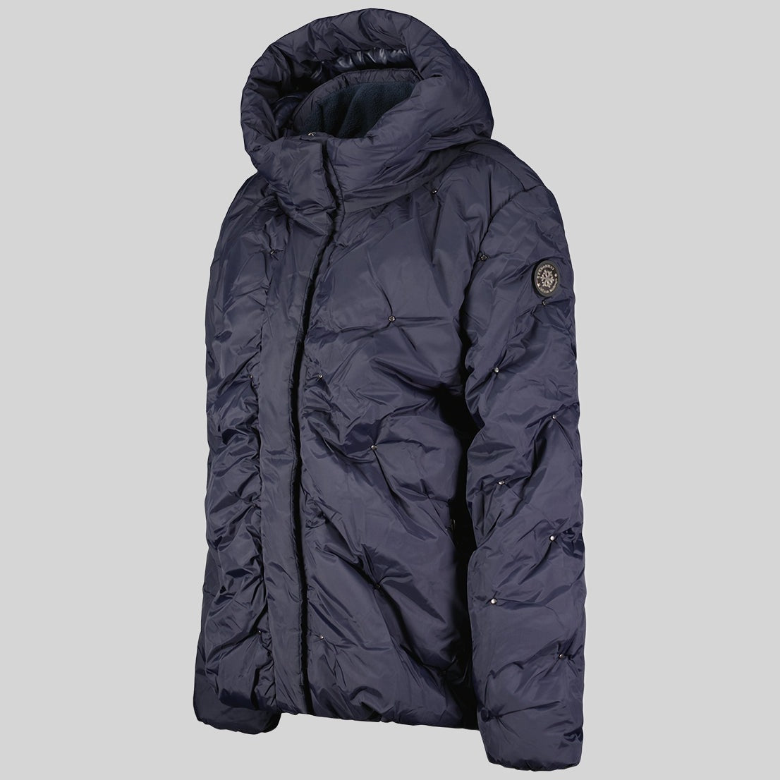 geographical-norway-berola-damen-parka-winterjacke-marine-mit-kapuze image 4