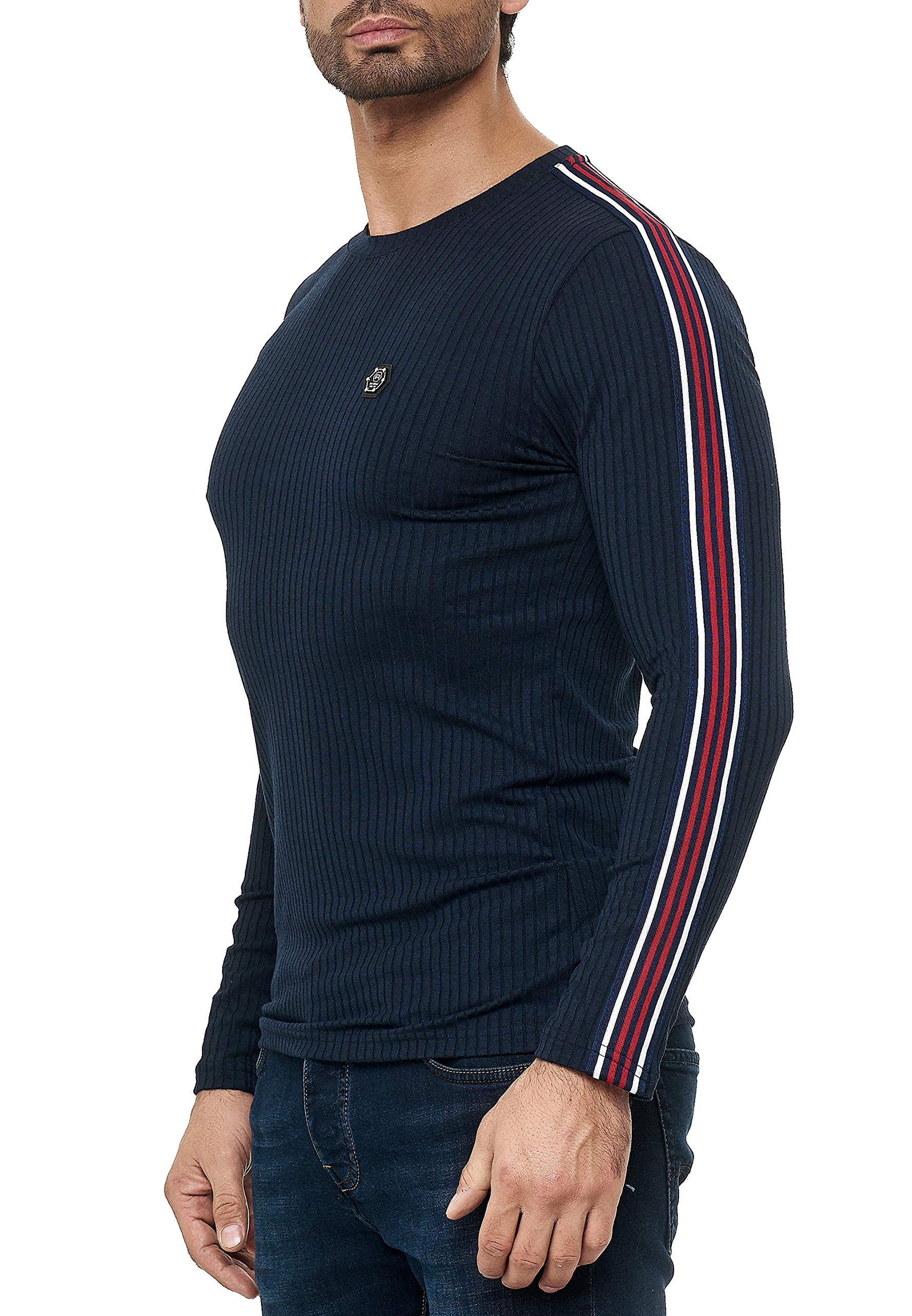 redbridge-longsleeves-herren-slim-fit-langarm-schwarz image 8