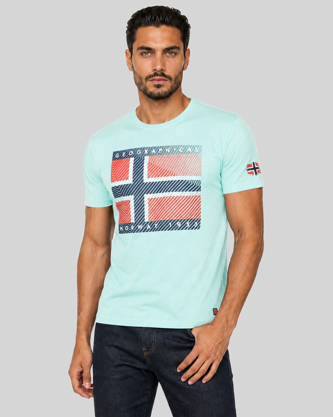 geographical-norway-junter-herren-t-shirt-schwarz-100-baumwolle-rundhals-sommer image 4