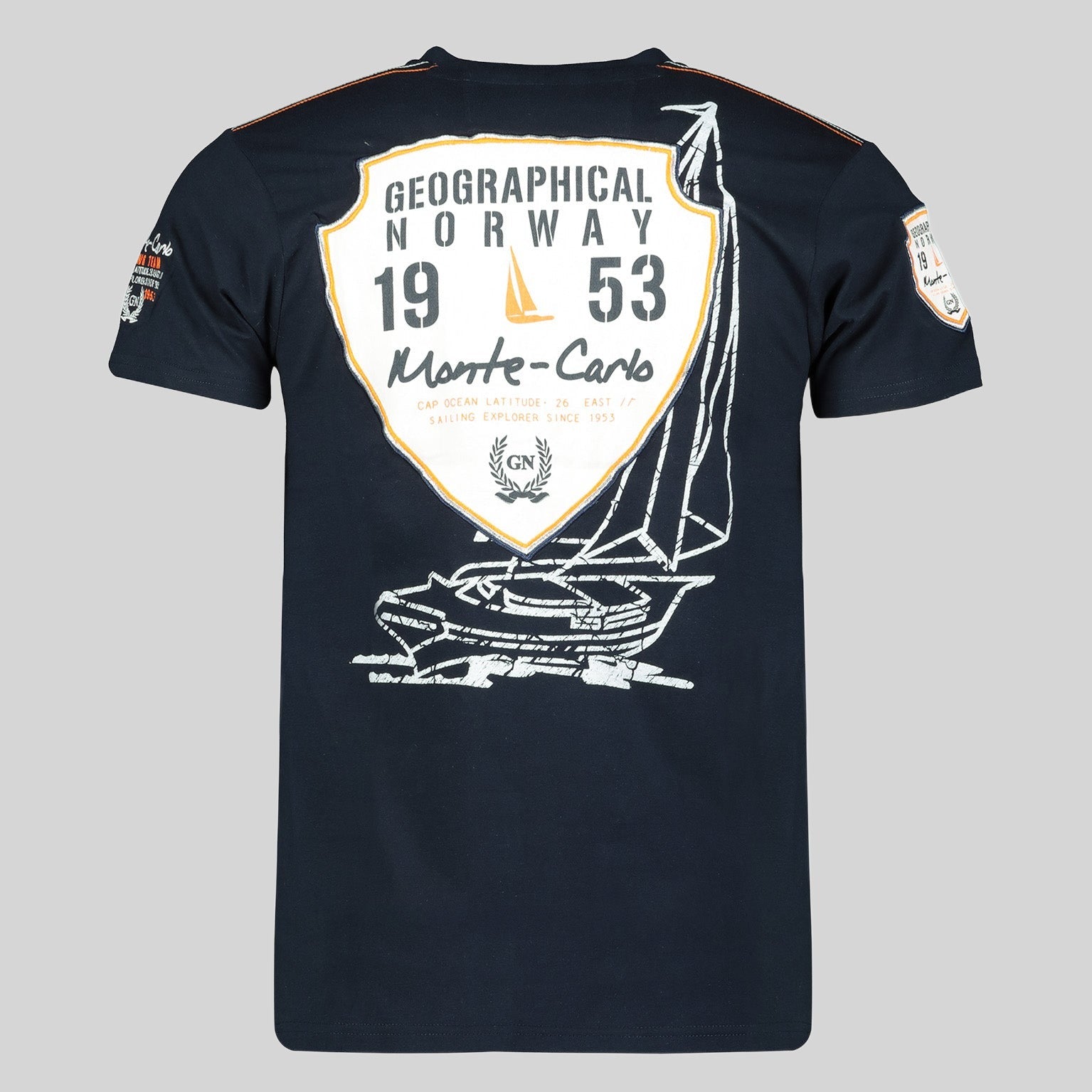 geographical-norway-jocean-herren-t-shirt-marine-v-ausschnitt image 3