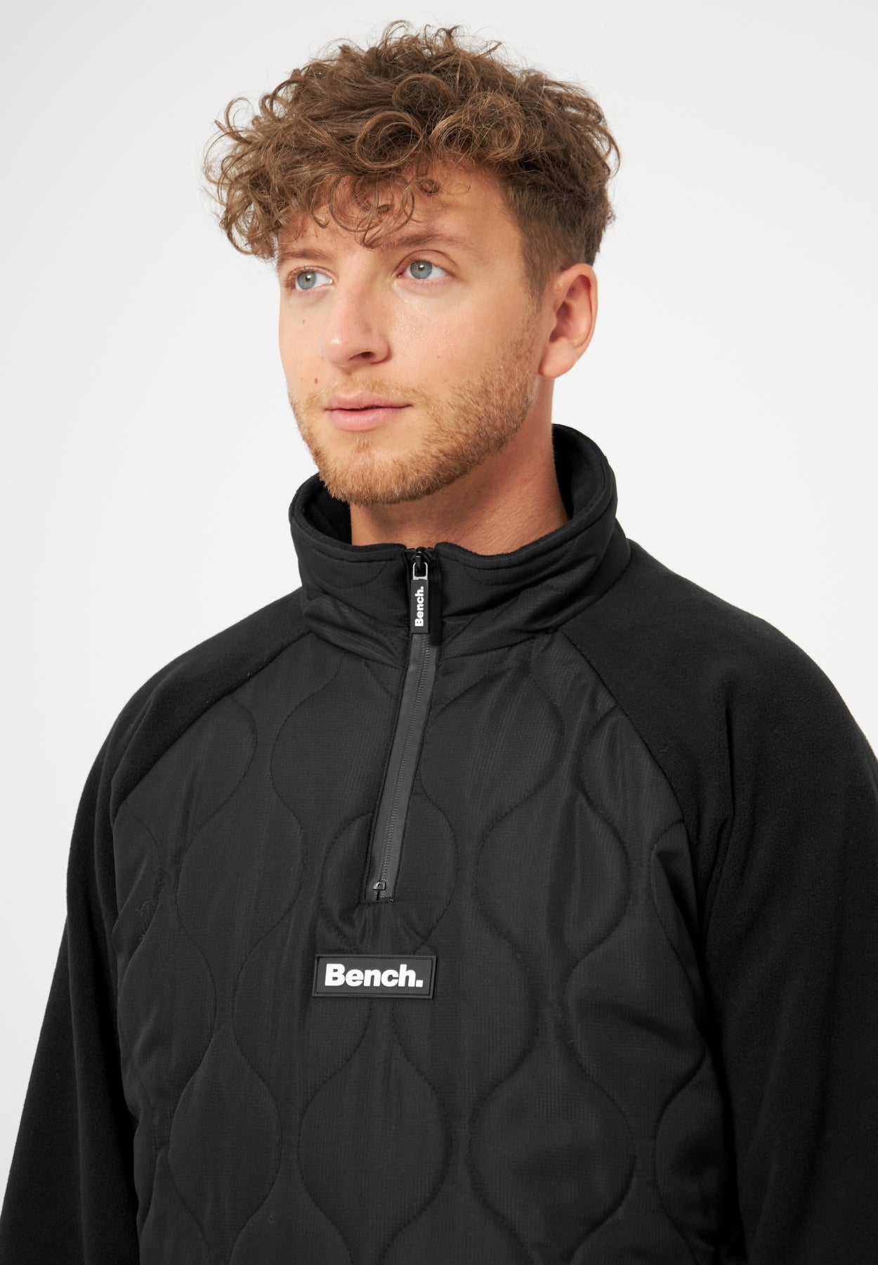 bench-balkan-herren-fleece-troyer-black-stepp-langarm image 4