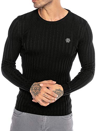 redbridge-up-and-down-m3114-strickpullover-herren-schwarz-slim-fit image 8