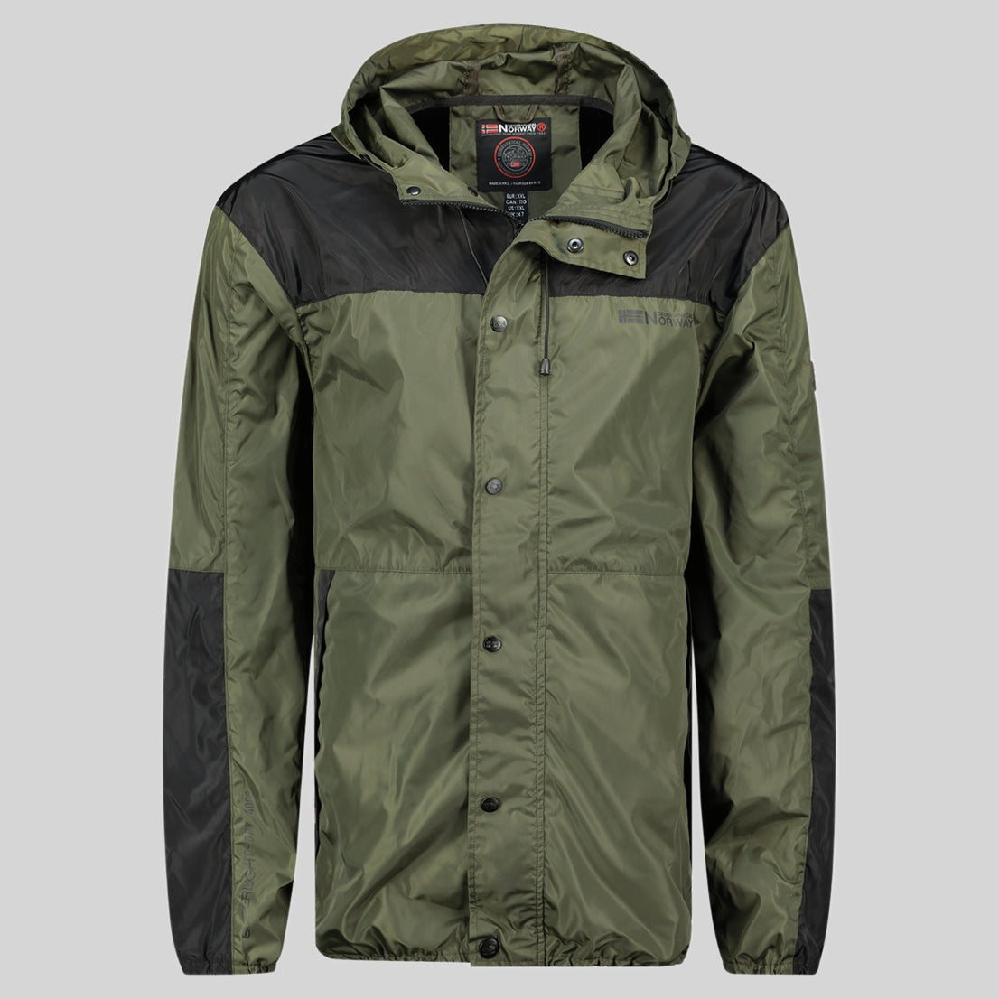 geographical-norway-darome-blouson-bergangsjacke-kaki-kapuze image 3